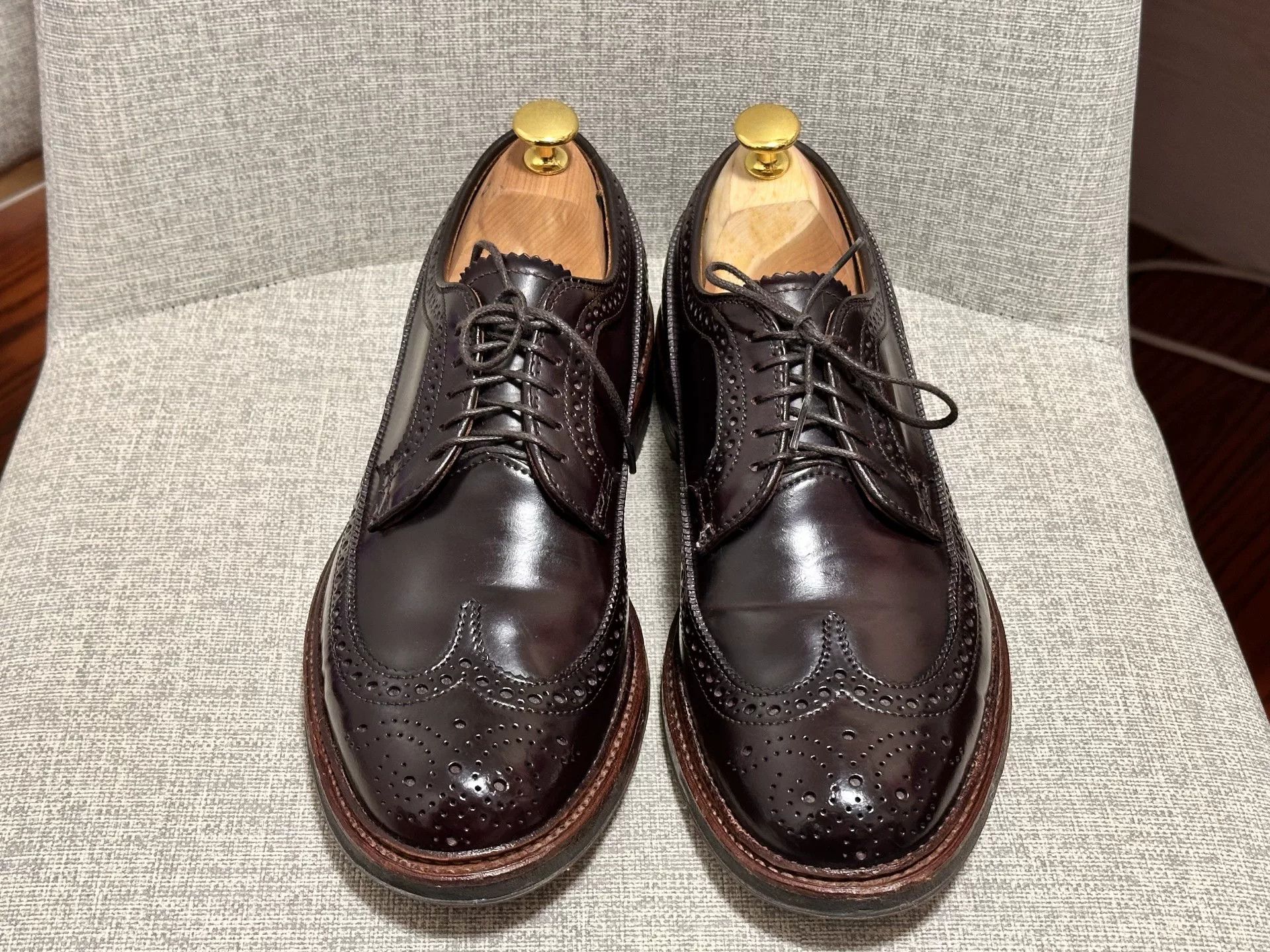 Alden Alden Shell Cordovan Longwing D5512C Size US 7.5 / EU 40-41 - 1 Thumbnail