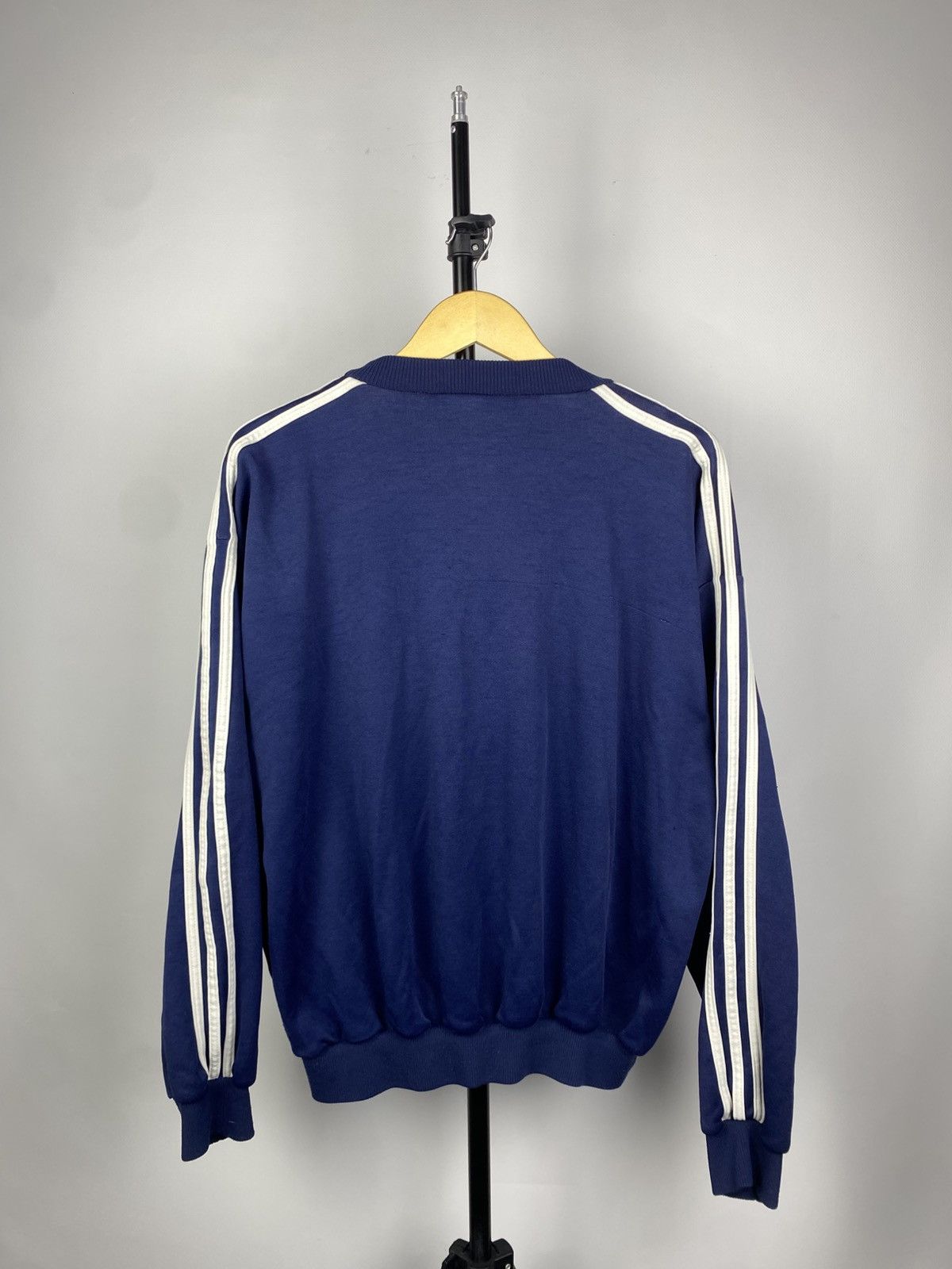 Adidas × Vintage Vintage Adidas Faded Big Logo Sweatshirt Rare Y2K Germany Size US L / EU 52-54 / 3 - 9 Thumbnail