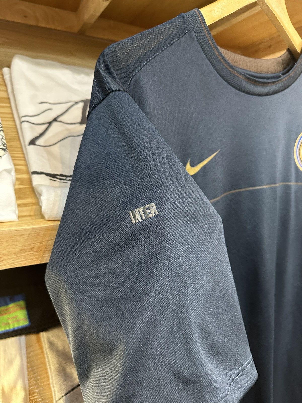 Nike Inter Milan 2008-09 Nike Total Training Jersey Size US L / EU 52-54 / 3 - 5 Thumbnail