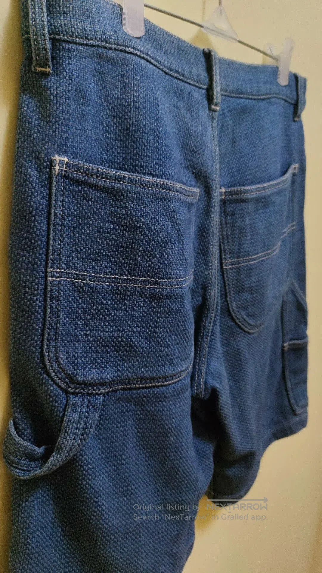 Evisu Blue Workwear Style Dyed Shorts. Size US 28 / EU 44 - 4 Thumbnail