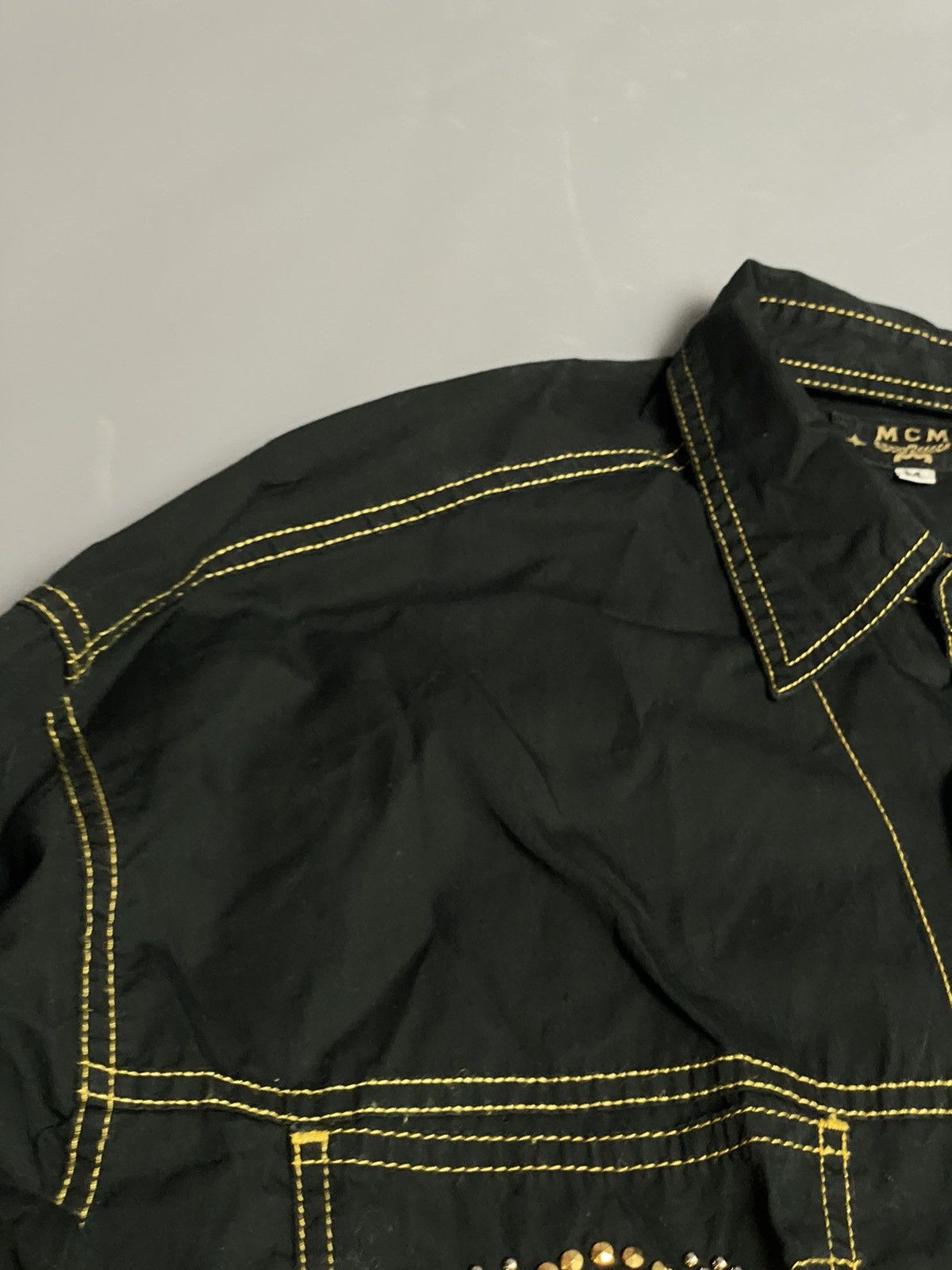 MCM Vintage MCM Western Style Shirt Embellished Pockets Mens M Size US M / EU 48-50 / 2 - 2 Thumbnail