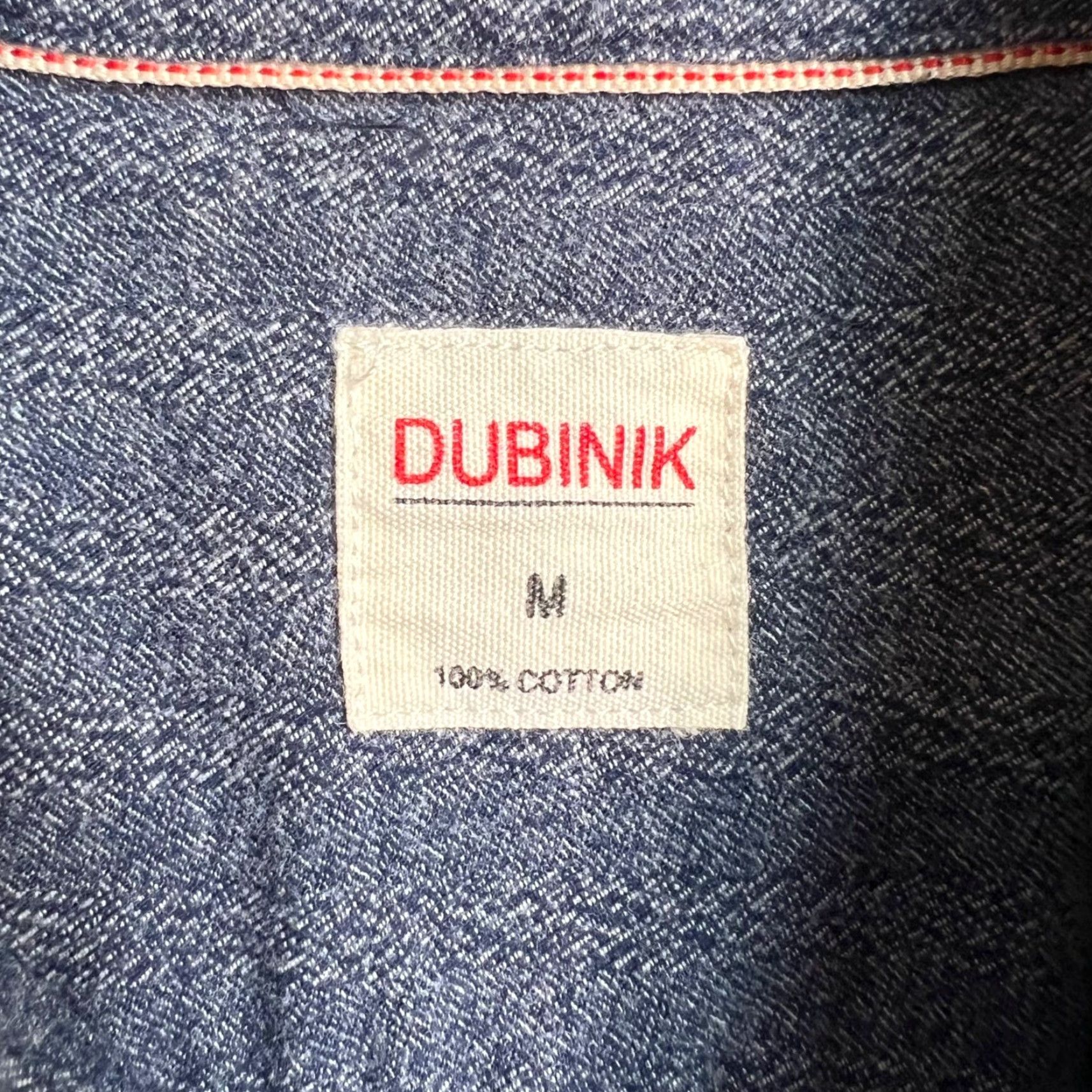 Vintage VINTAGE Dubinik Blue Flannel Button-Up Shirt Adult Medium Long Sleeve Cotton Mens Size US M / EU 48-50 / 2 - 3 Thumbnail