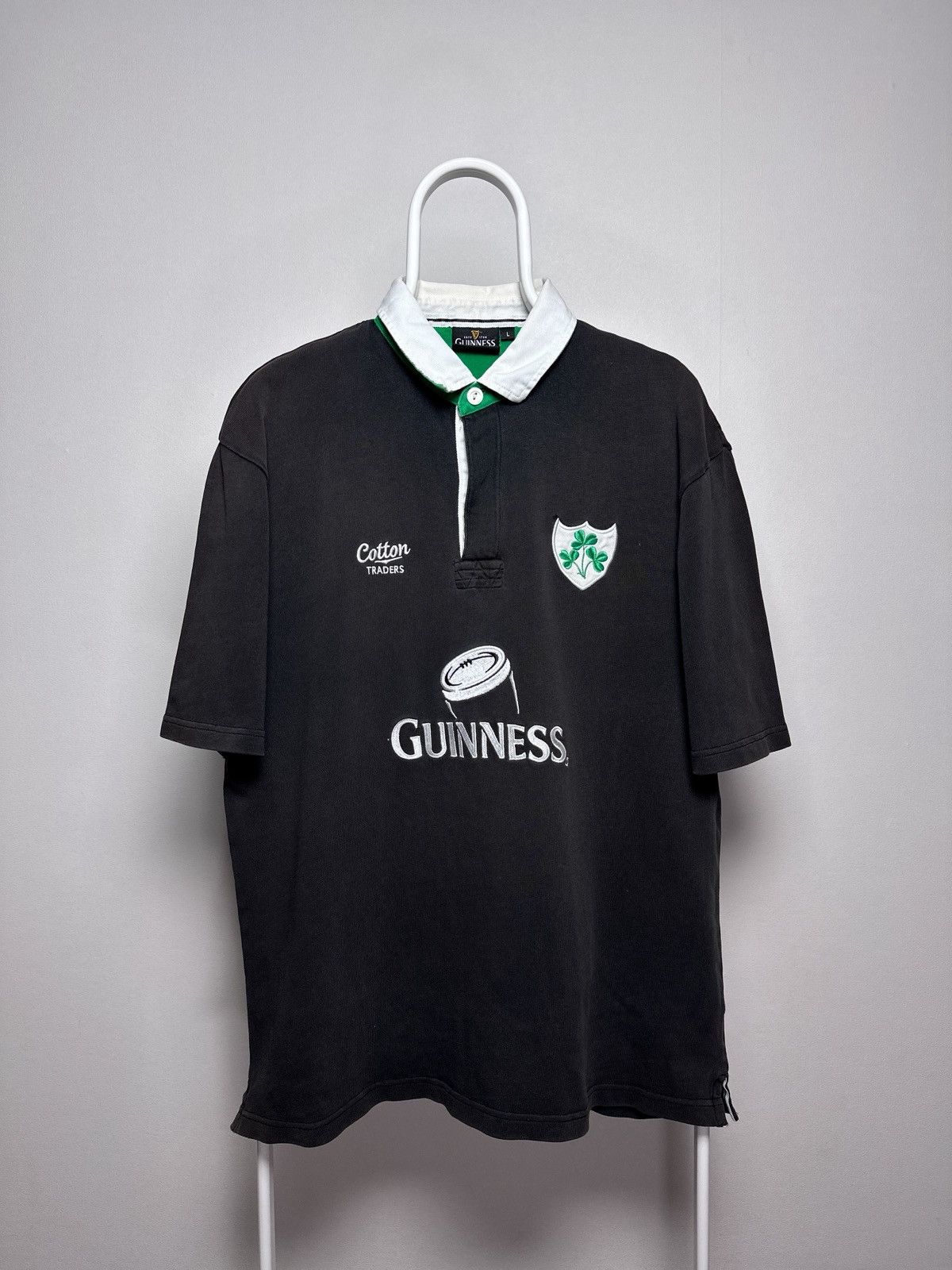 Cotton Traders Cotton Traders Vintage Ireland Guinness Rugby Shirt Size US L / EU 52-54 / 3 - 1 Thumbnail