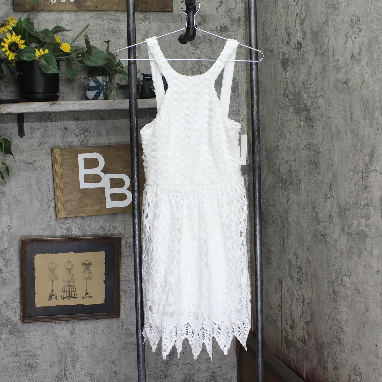 Other Nwt City Studio Sheath Lace Skater Dress 6642gx1at1 White 5 Size M / US 6-8 / IT 42-44 - 1 Thumbnail