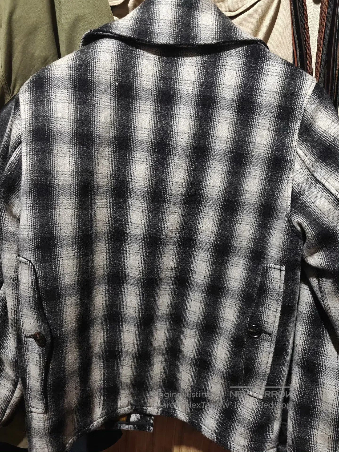 Vintage BOB DONG Men's Wool Plaid Hunting Jacket. Size US M / EU 48-50 / 2 - 2 Thumbnail