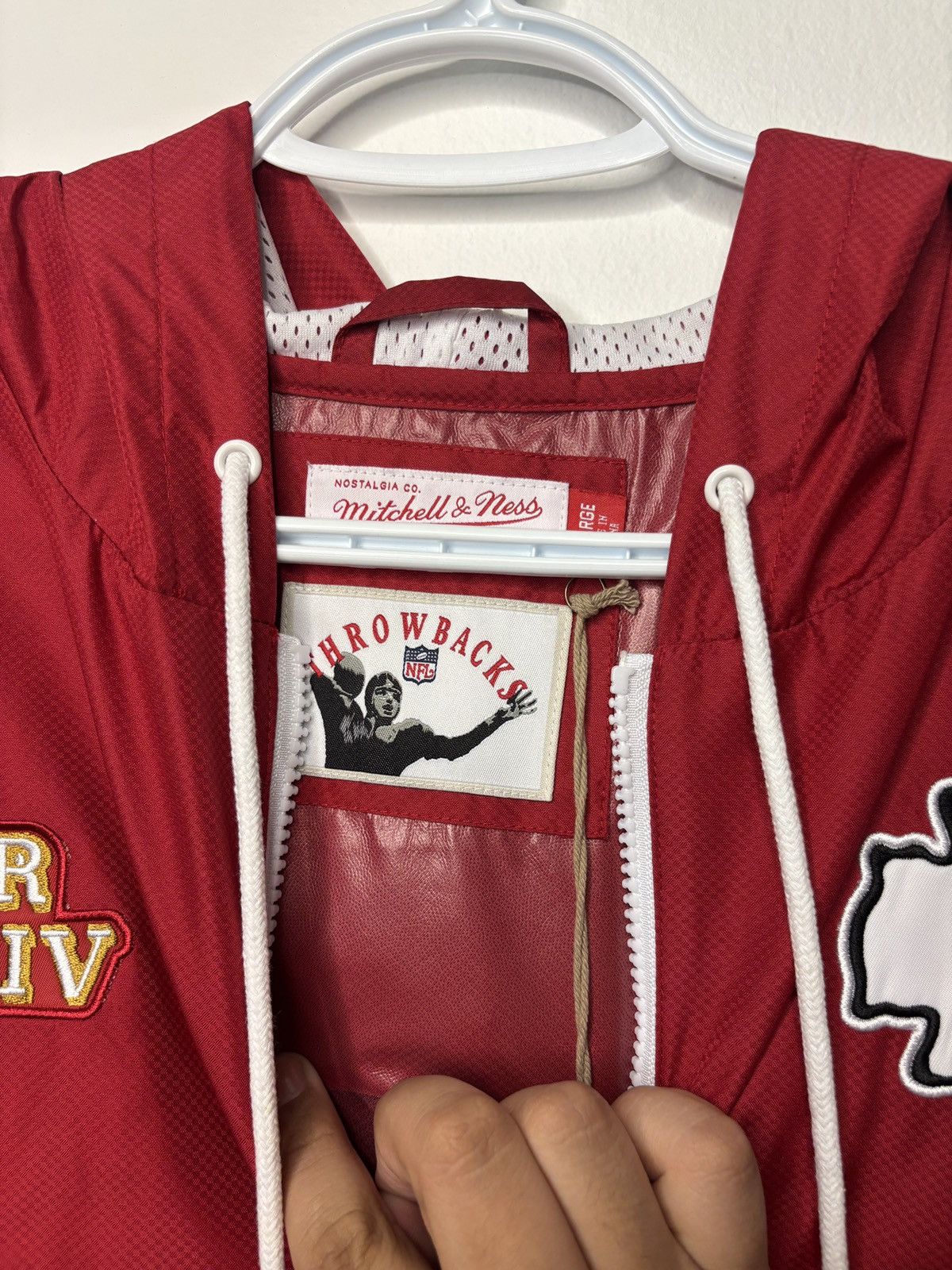 Mitchell & Ness Kansas City Chiefs Windbreaker Size US XL / EU 56 / 4 - 3 Thumbnail
