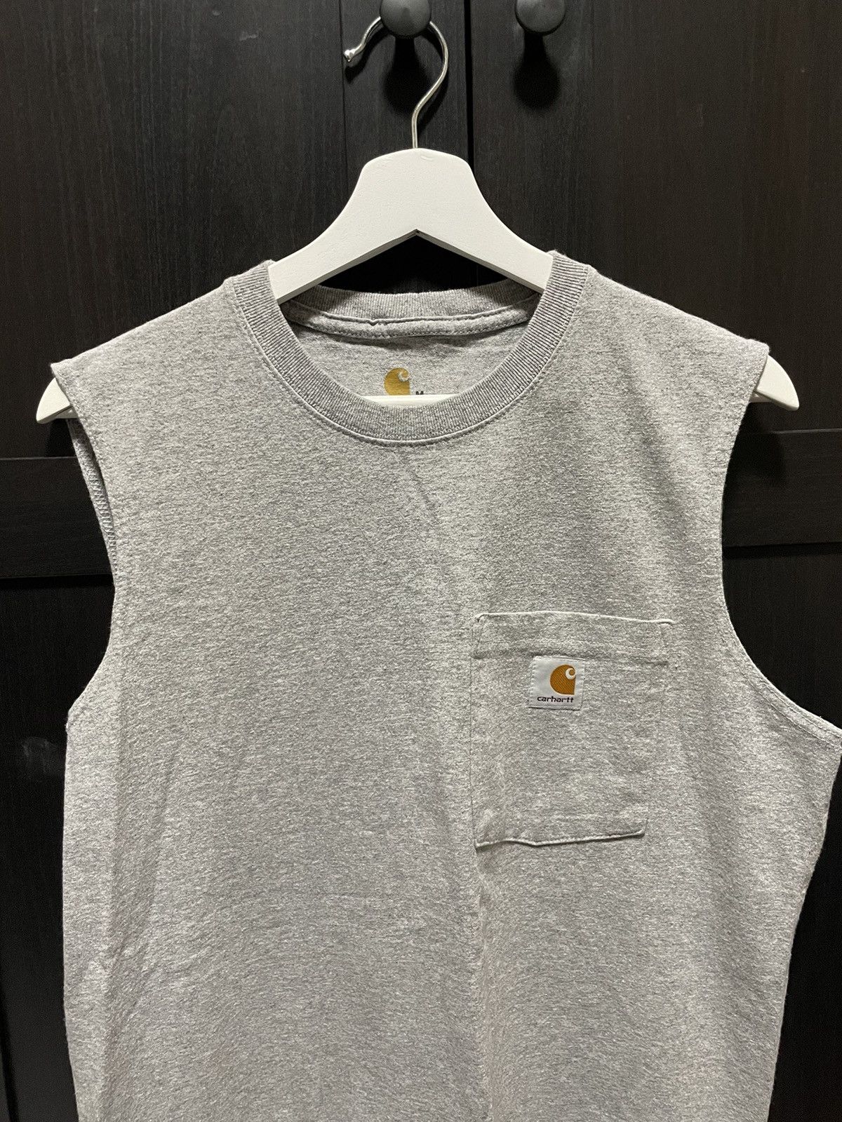 Carhartt Carhartt Sleeveless T Shirt / Tank Top Grey Size US M / EU 48-50 / 2 - 2 Thumbnail