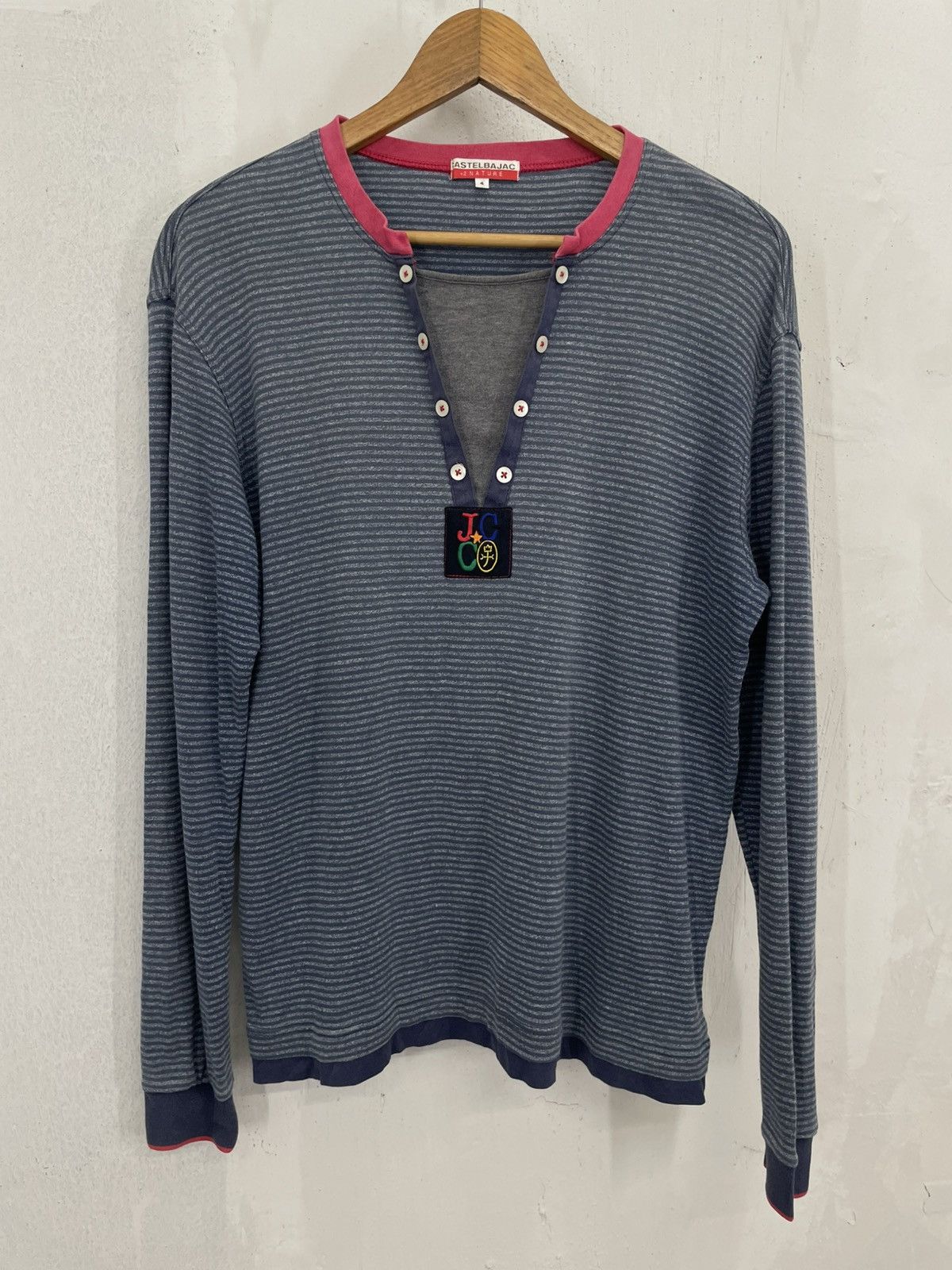 Designer × Jean Charles De Castelbajac Castelbajac +2Nature JCDC Logo Faded Stripe Size US M / EU 48-50 / 2 - 1 Thumbnail