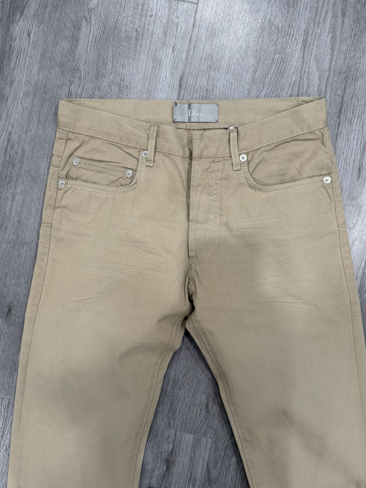 Dior Dior Homme Khaki Denim (QUICK SALE) Size US 28 / EU 44 - 1 Thumbnail