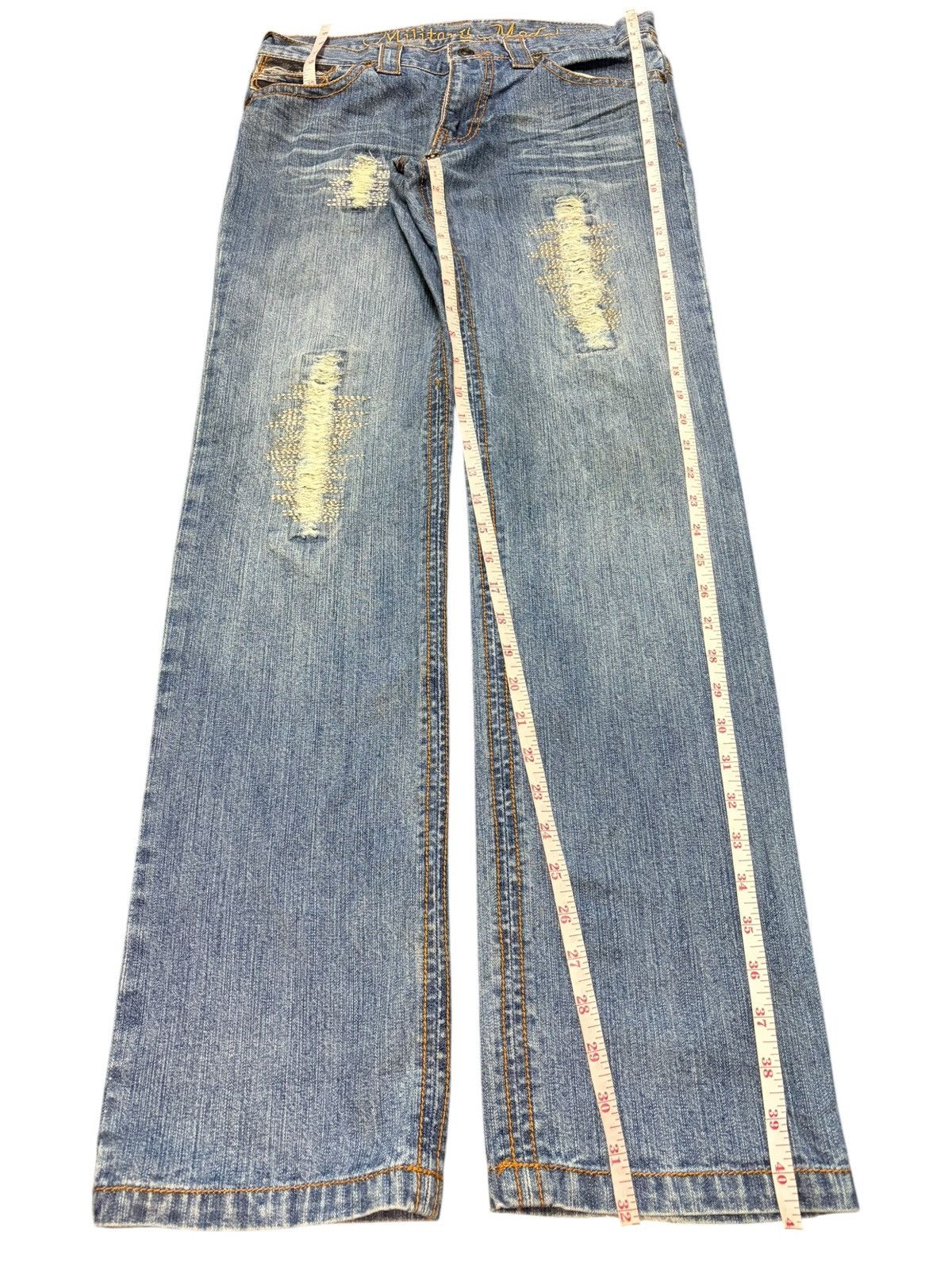 Ksubi Vintage Japanese Brand Faded Wash Distressed Jeans Size 30" / US 8 / IT 44 - 7 Thumbnail