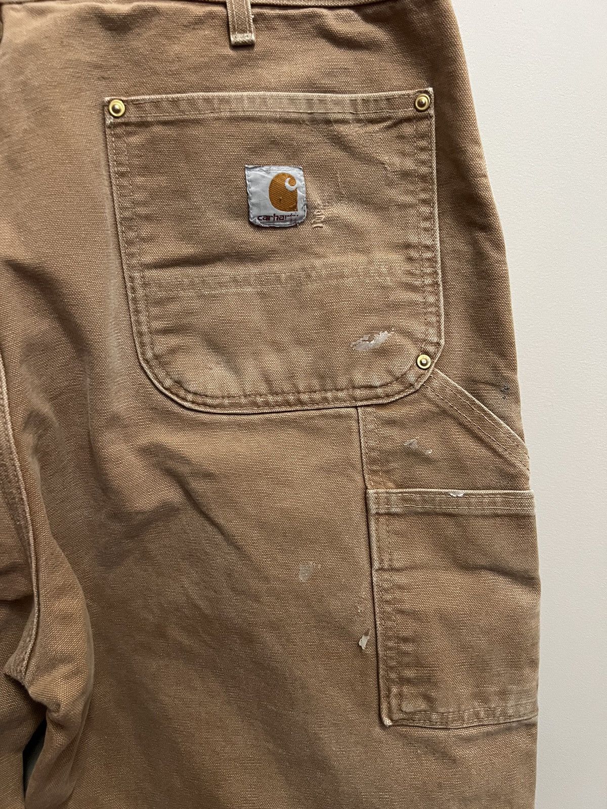 Carhartt × Vintage Vintage Carhartt Double Knees Thrashed USA Made Grail Size US 38 / EU 54 - 7 Thumbnail