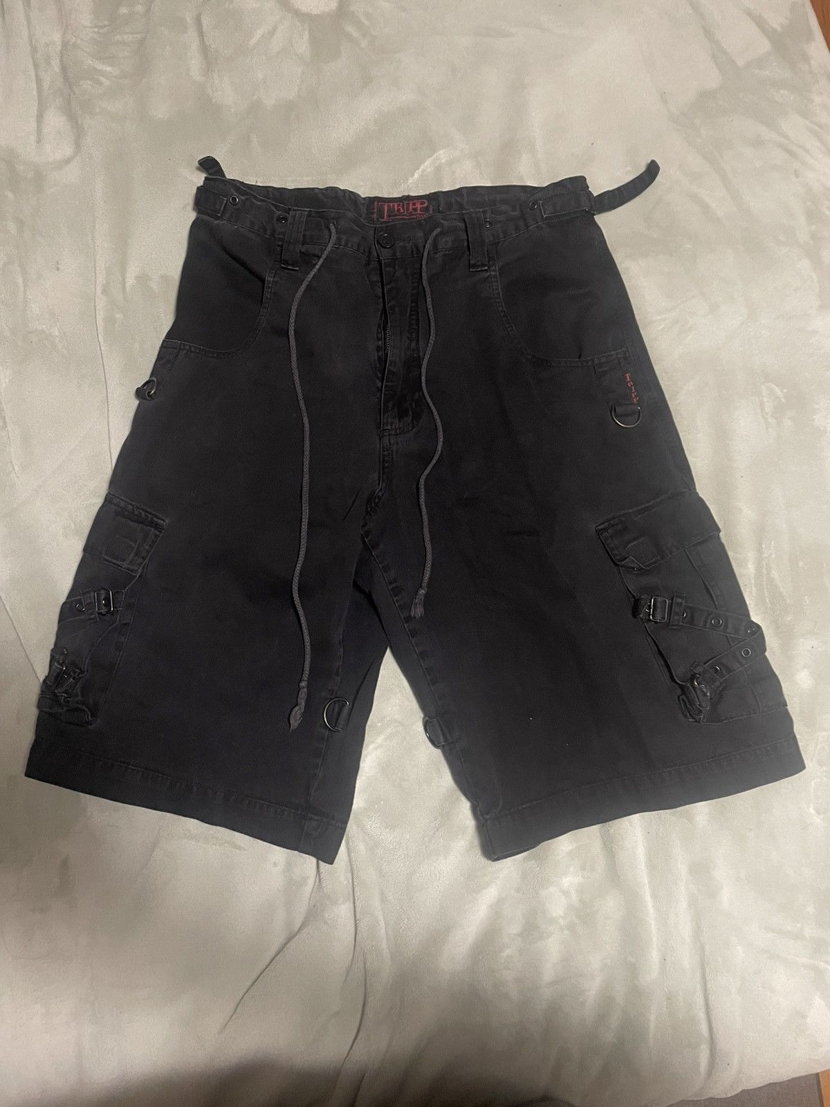 Tripp NYC 2000s Tripp NYC Rave Bondage Shorts Size US 34 / EU 50 - 1 Thumbnail