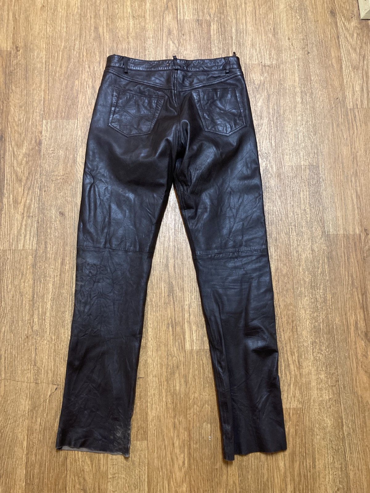 Other Country Field Trucker Leather brown leather pants Size US 30 / EU 46 - 5 Thumbnail