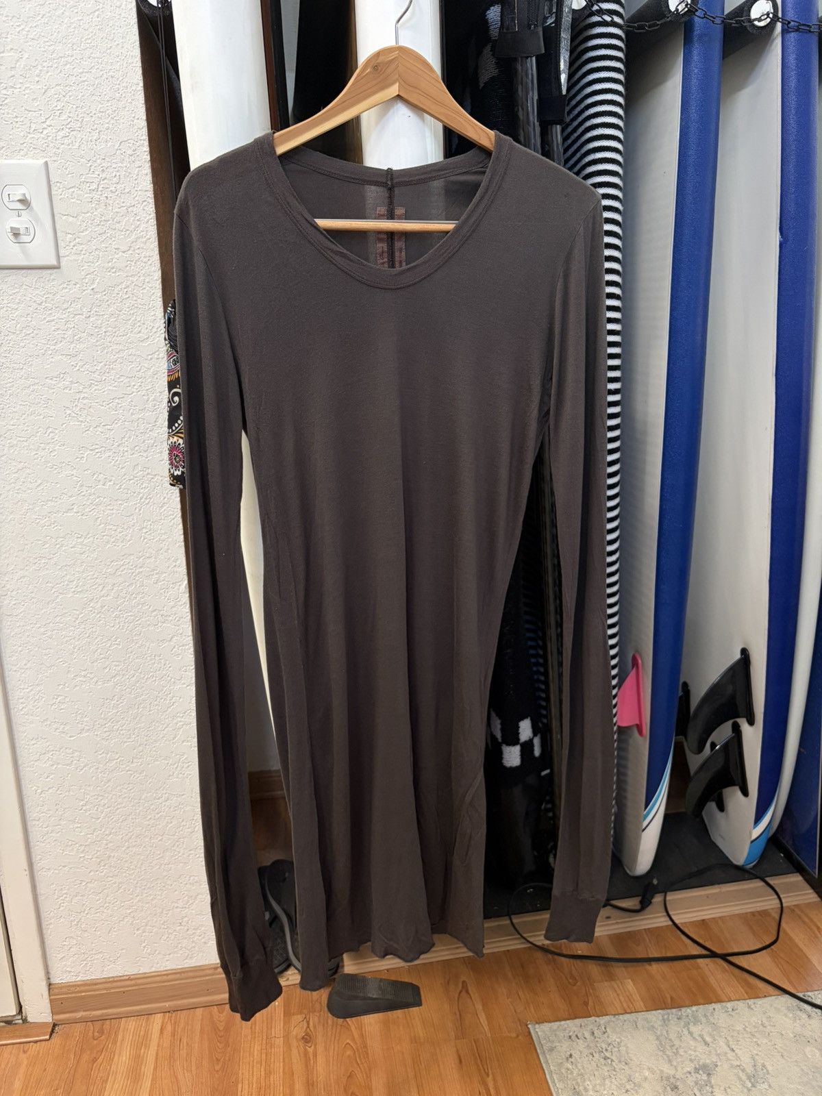 Rick Owens Mainline FW13 Longsleeve Long Tee Size US S / EU 44-46 / 1 - 1 Thumbnail