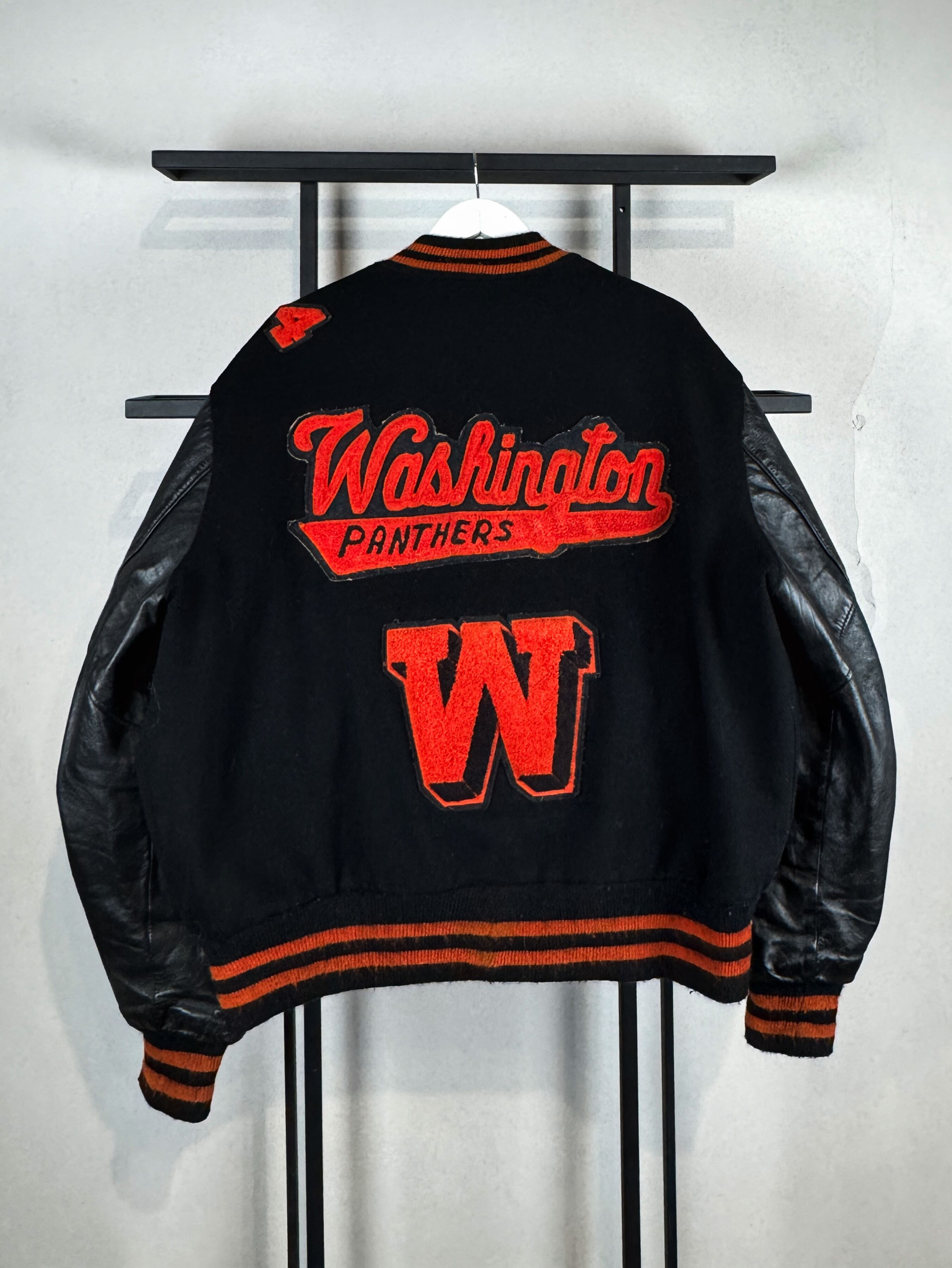 True Religion Retro Varsity Jacket Washington Panthers Leather Sleeve USA Size US XL / EU 56 / 4 - 1 Thumbnail