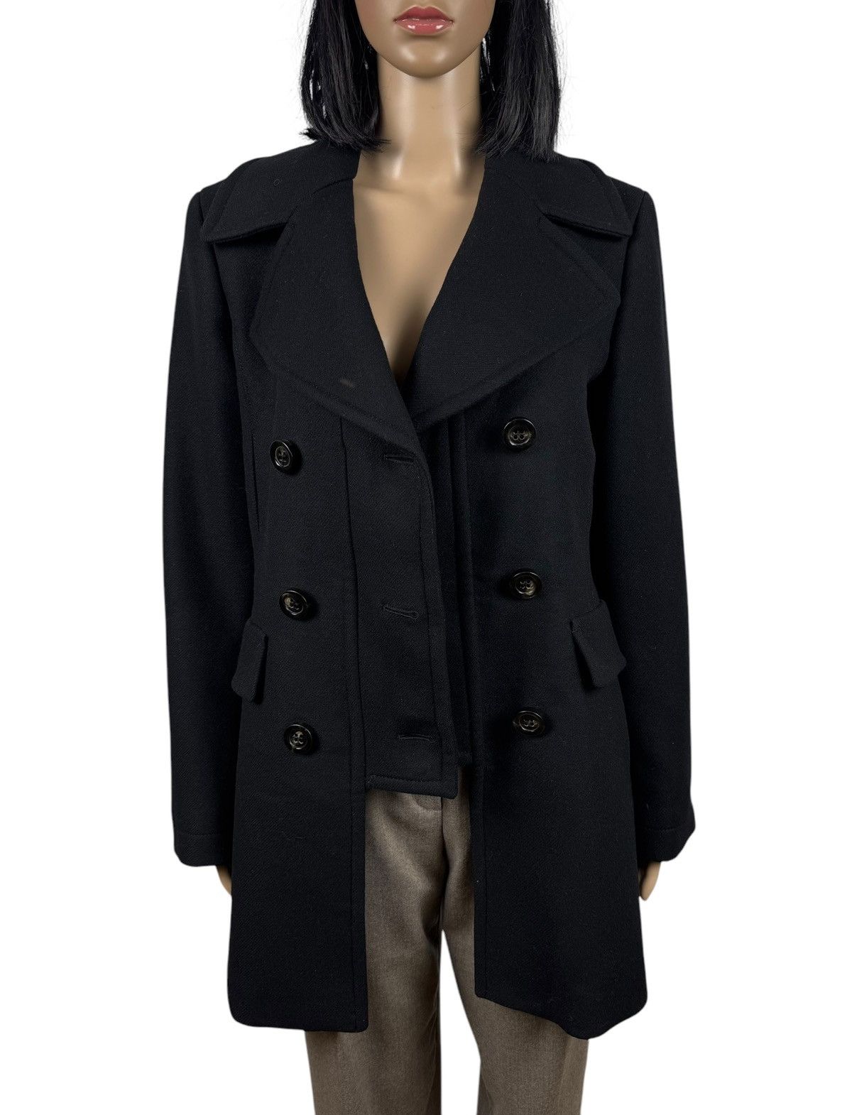 Sportmax Sportmax Wool Coat Double-Breasted Collared size S Size S / US 4 / IT 40 - 10 Thumbnail