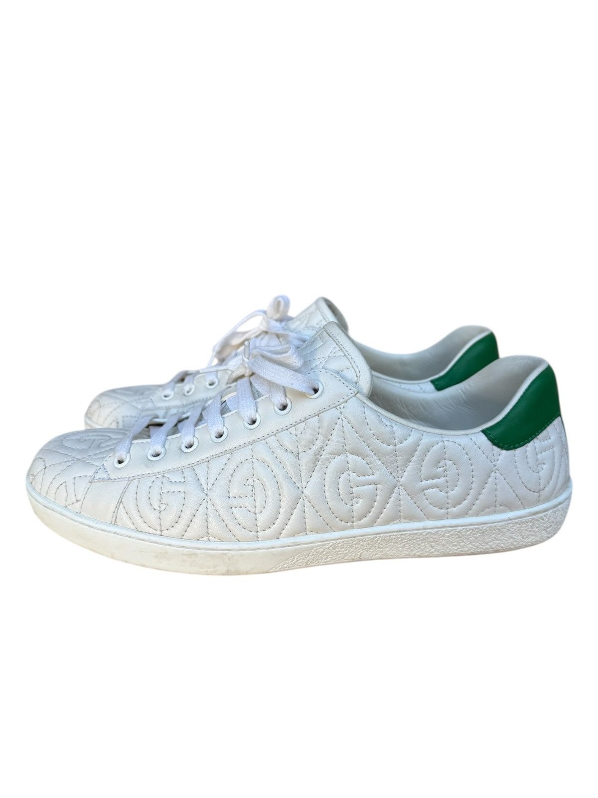 Gucci Gucci embroidered ace sneakers Size US 10.5 / EU 43-44 - 1 Thumbnail