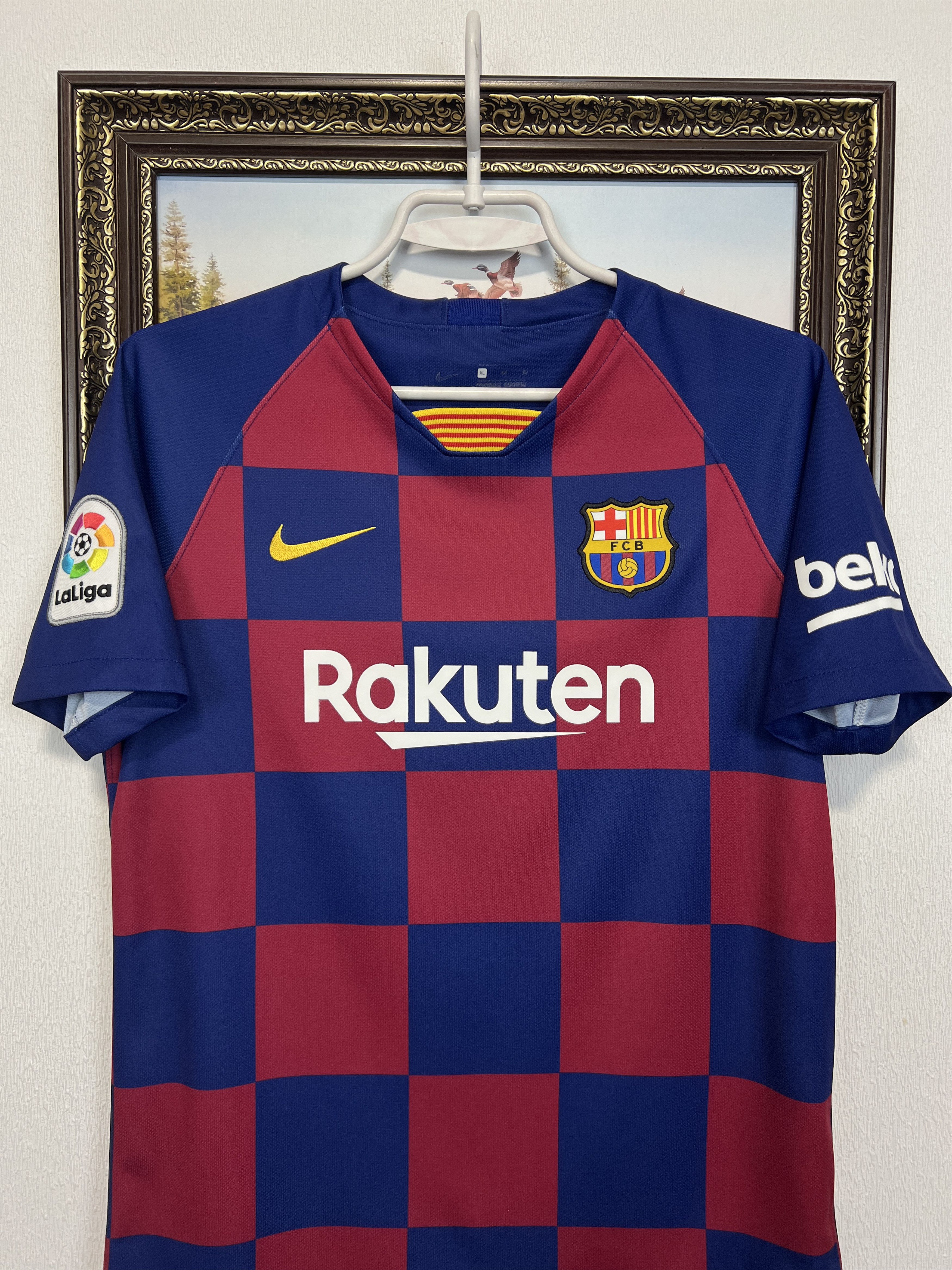 Nike Barcelona football shirt Soccer Jersey Camiseta Size Boys XL Size US XXS / EU 40 - 2 Thumbnail