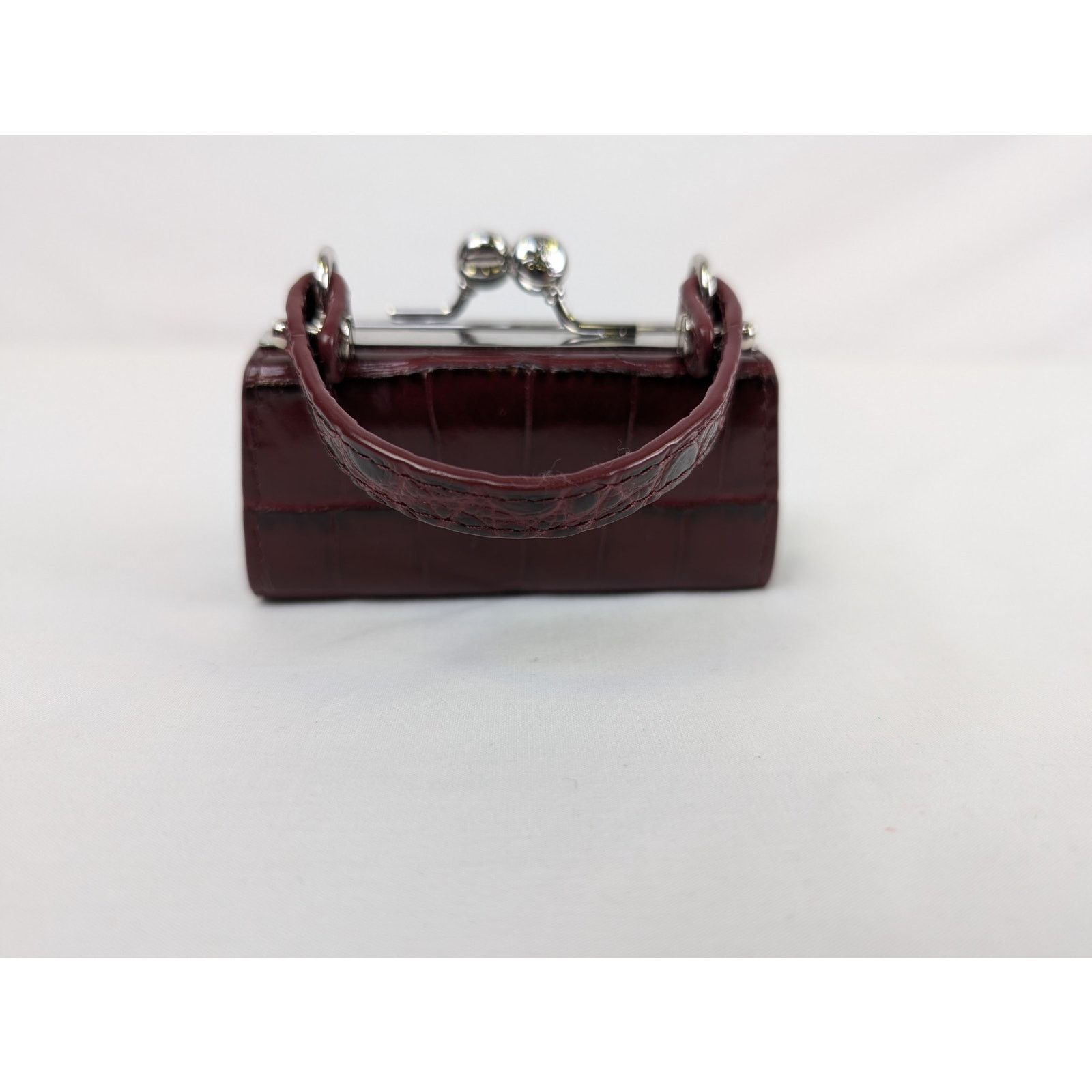 Vivienne Westwood o1rshd1 Size: OS / Crocodile Doll Bag in Burgundy Size ONE SIZE - 4 Thumbnail