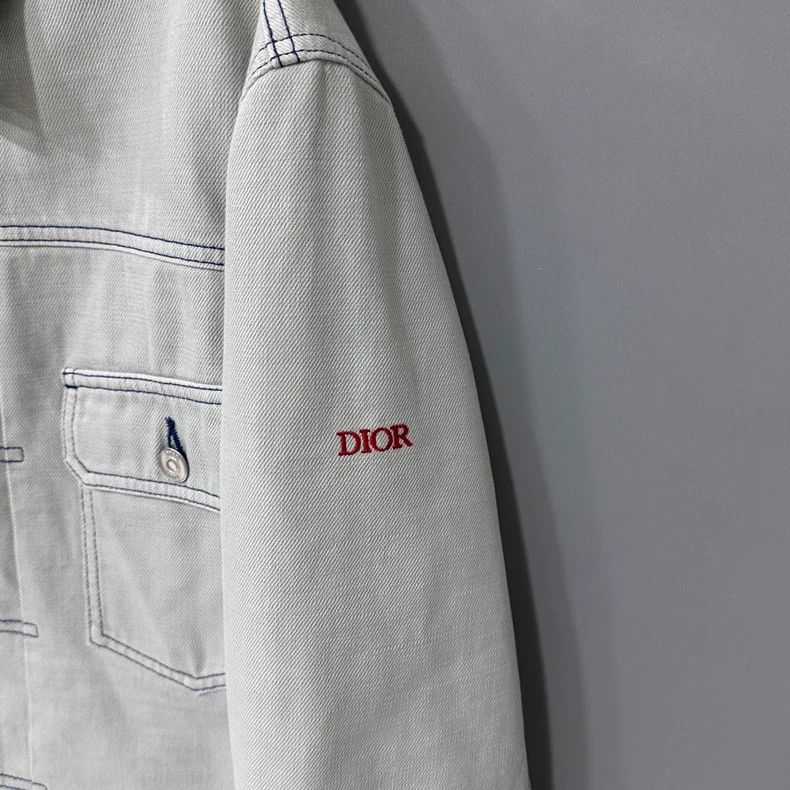 Dior Dior Tiger embroidered logo denim jacket 2504-Nextarrow Size US S / EU 44-46 / 1 - 2 Thumbnail