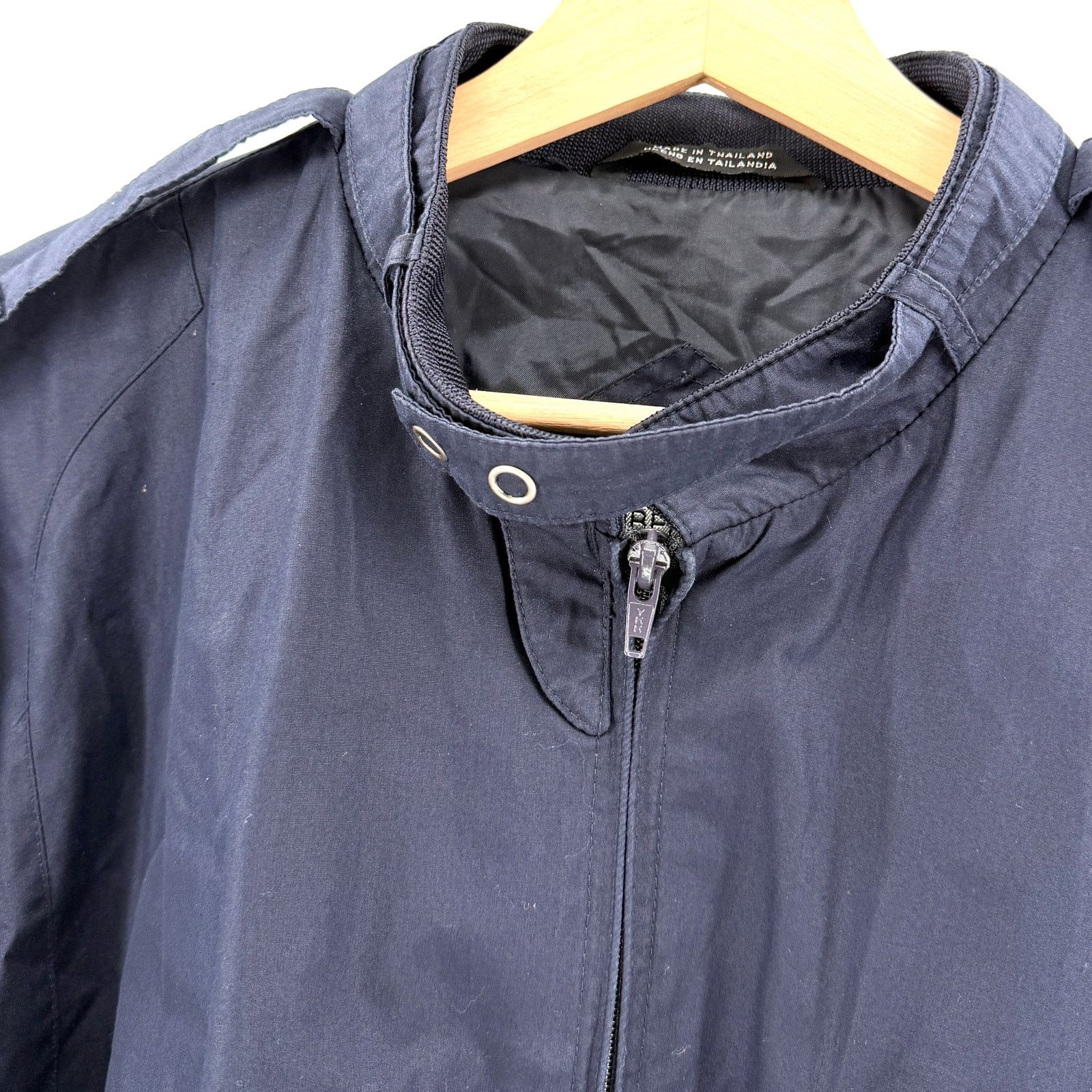 Members Only Vintage 80s Members Only Navy Blue Iconic Racer Jacket Size US XL / EU 56 / 4 - 2 Thumbnail
