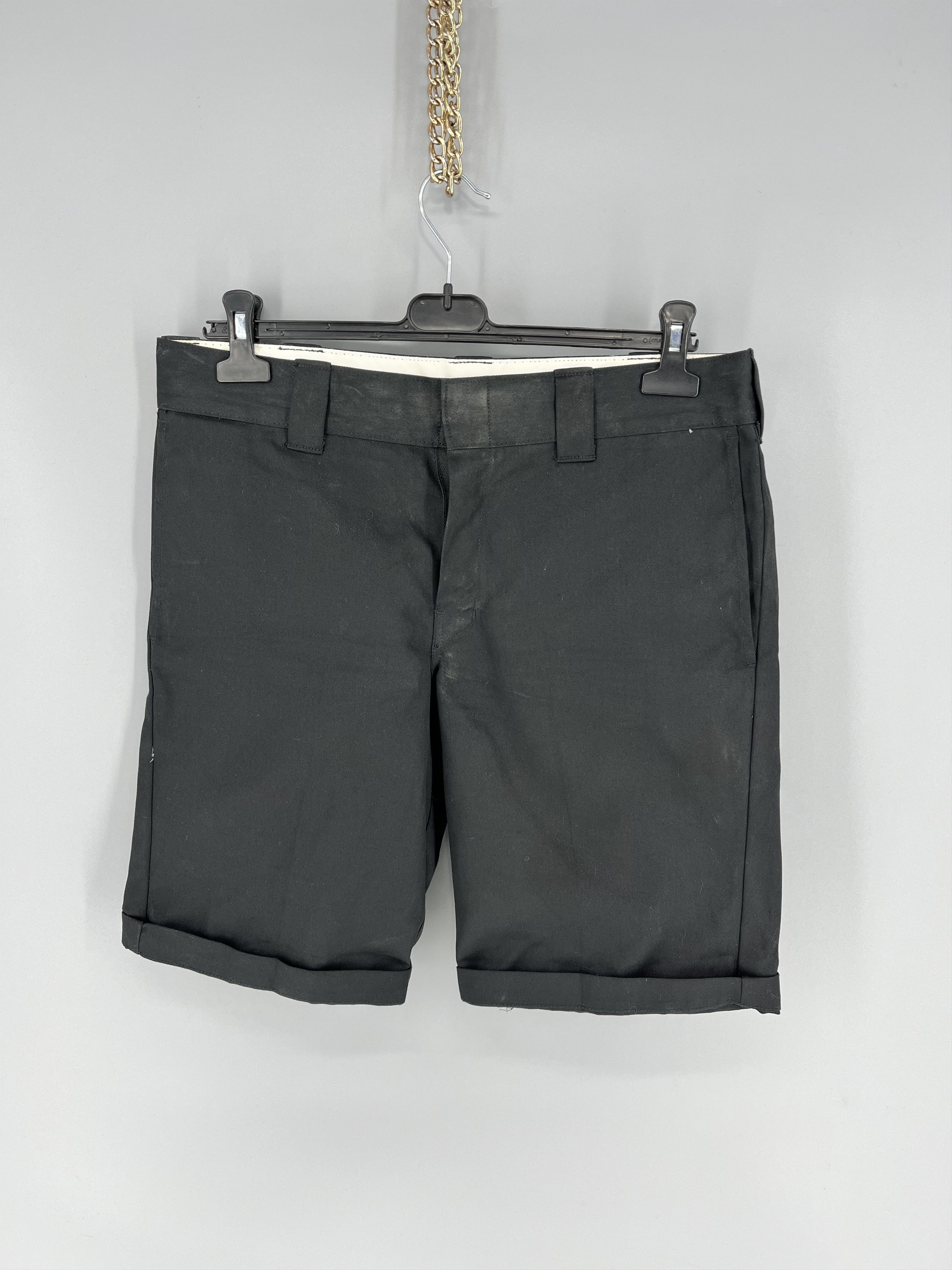 Dickies Dickies workwear men’s chino shorts size W 32 slim fit black Size US 32 / EU 48 - 1 Thumbnail