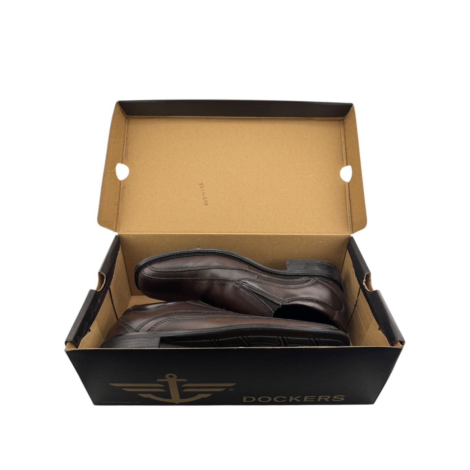 Dockers Dockers Men's Leather Mahogany Shoes Style 90-27227 Size 8 Size US 8 / EU 41 - 3 Thumbnail
