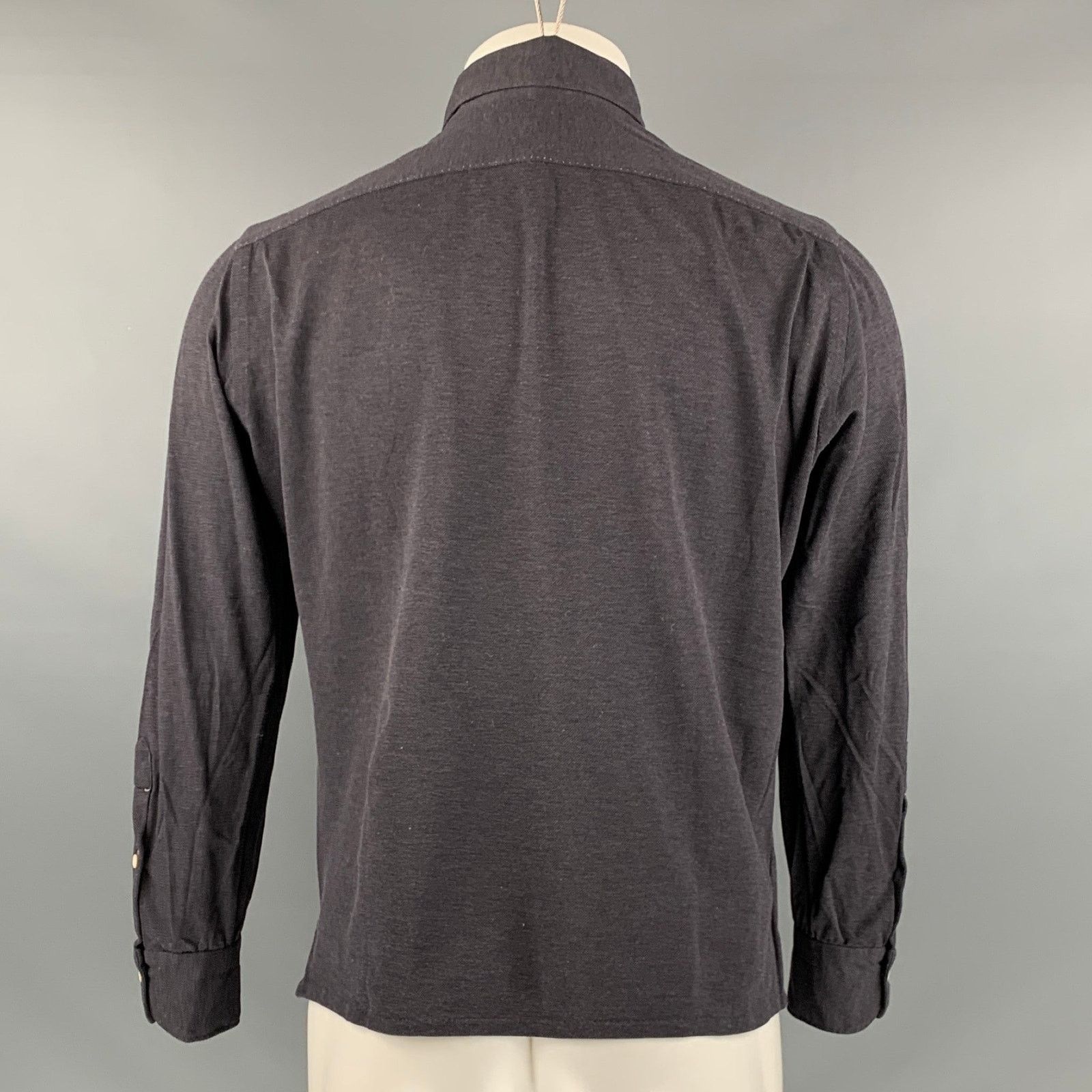 Other FIORENZO Size S Grey Solid Cotton Long Sleeve Polo Size US S / EU 44-46 / 1 - 4 Thumbnail