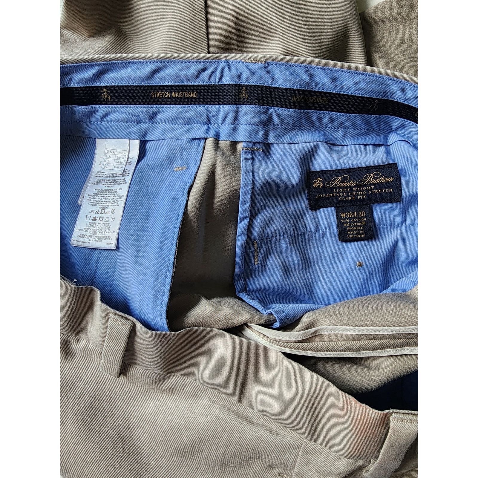 Brooks Brothers Brooks Brothers Light Weight Advantage Chino Clark 36/30 Size US 36 / EU 52 - 3 Thumbnail