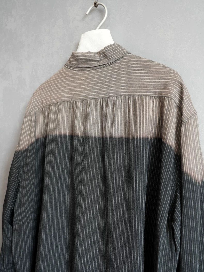 Yohji Yamamoto Yohji Yamamoto Yohji Yamamoto Striped Fade Long Sleeve Shi Size US M / EU 48-50 / 2 - 4 Thumbnail