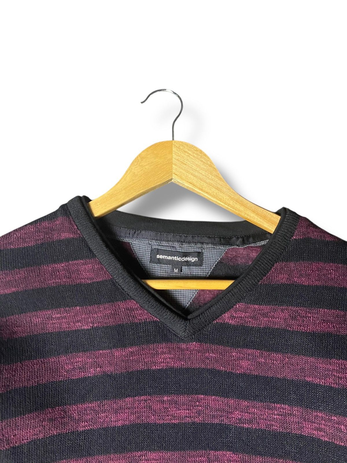 semanticdesign Semantic Design V Neck Knitted Long Sleeve Shirt (166) Size US M / EU 48-50 / 2 - 2 Thumbnail