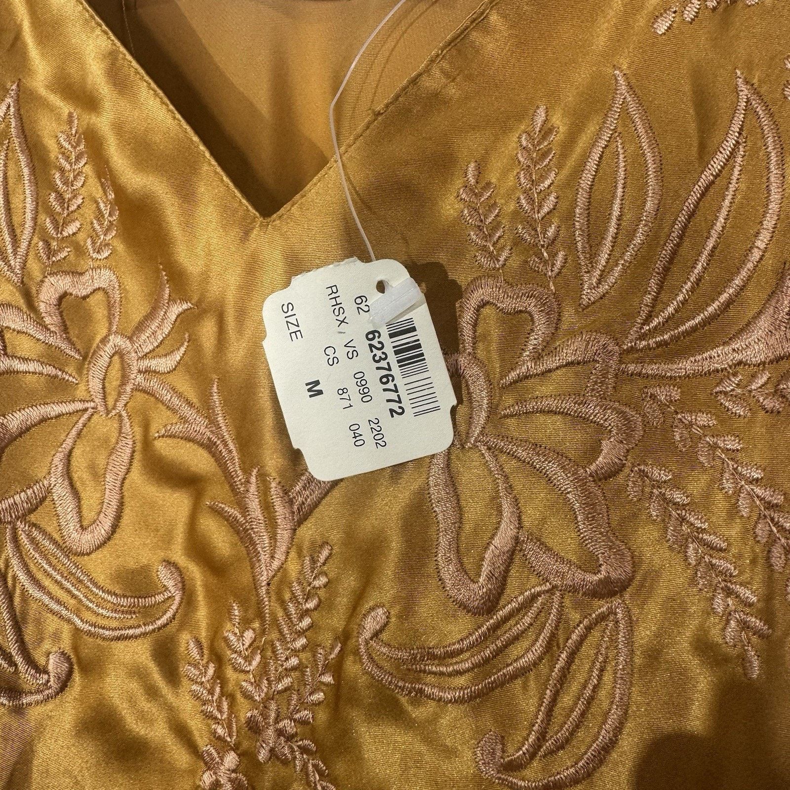 Victoria's Secret VTG NWT Victoria’s Secret Gold Label Slip Dress Embroidered Size M / US 6-8 / IT 42-44 - 7 Thumbnail