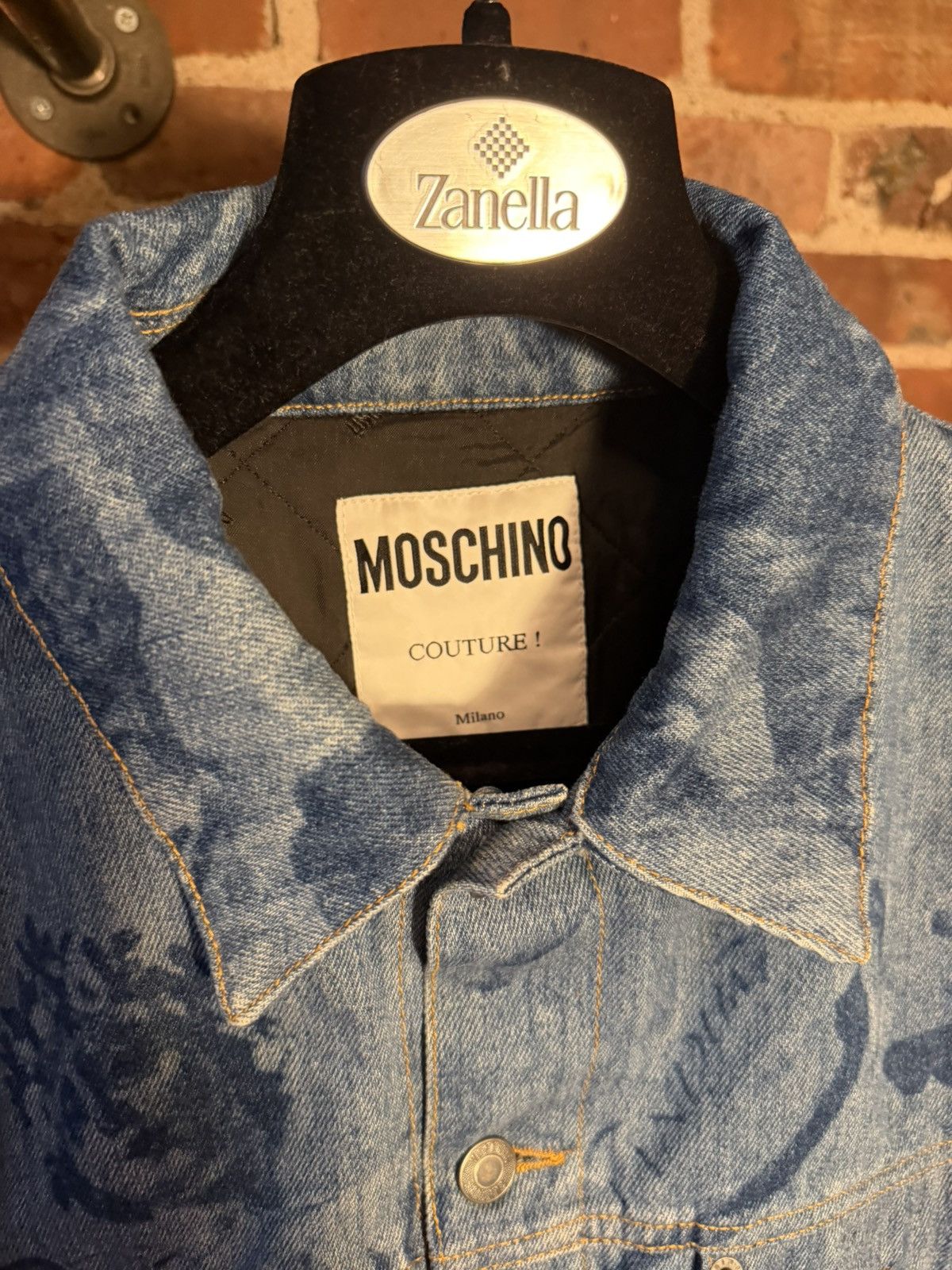 Moschino FW/17 Runway Tattooed Horse/Renaissance Print Size US L / EU 52-54 / 3 - 4 Thumbnail