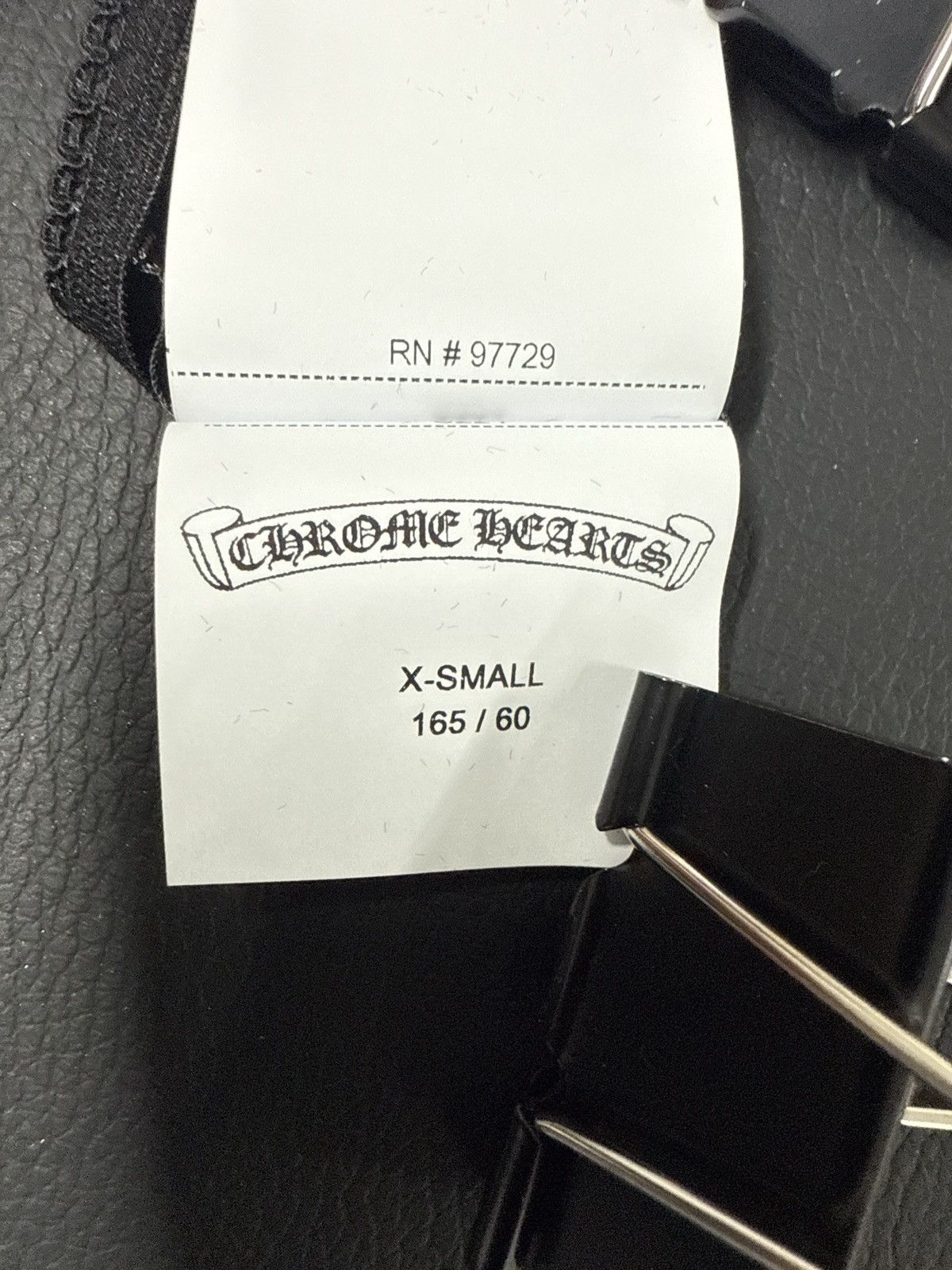 Chrome Hearts CHROME HEARTS LACE G STRING BLACK Size 26" / US 2 / IT 38 - 3 Thumbnail