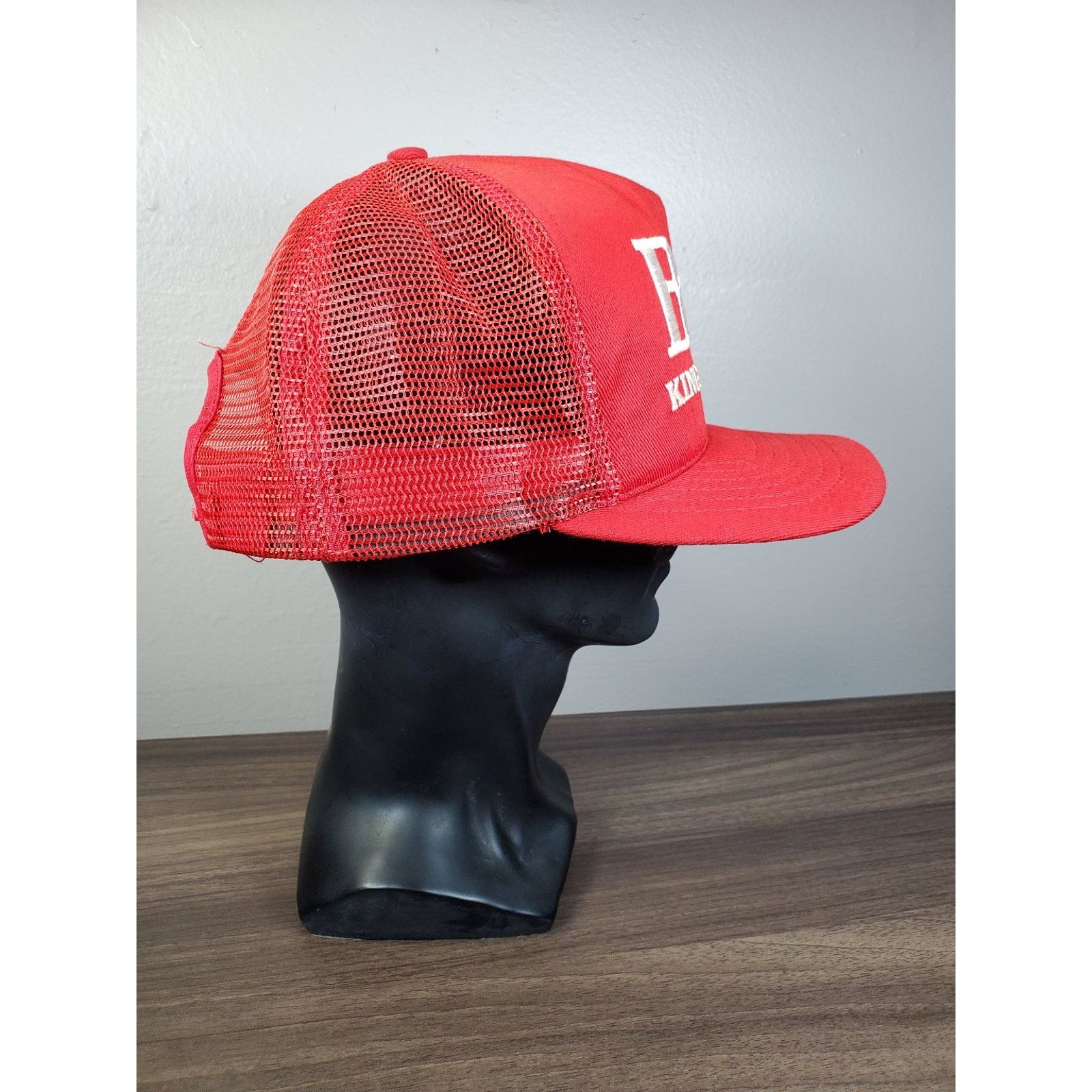 Swingster × Vintage Bud King of Beers Snapback Cap Trucker Hat Red Budweiser USA Size ONE SIZE - 5 Thumbnail