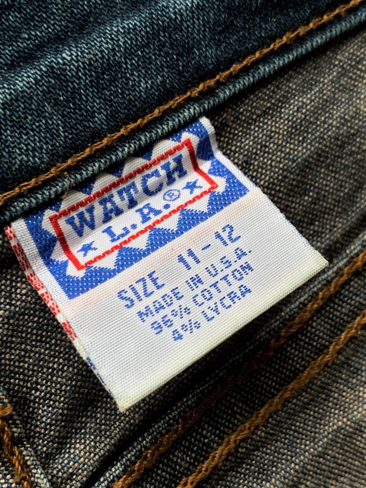 If Six Was Nine × Japanese Brand × Vintage Watch L.A Jeans Flare Vintage Distressed Denim Size 32" / US 10 / IT 46 - 19 Thumbnail