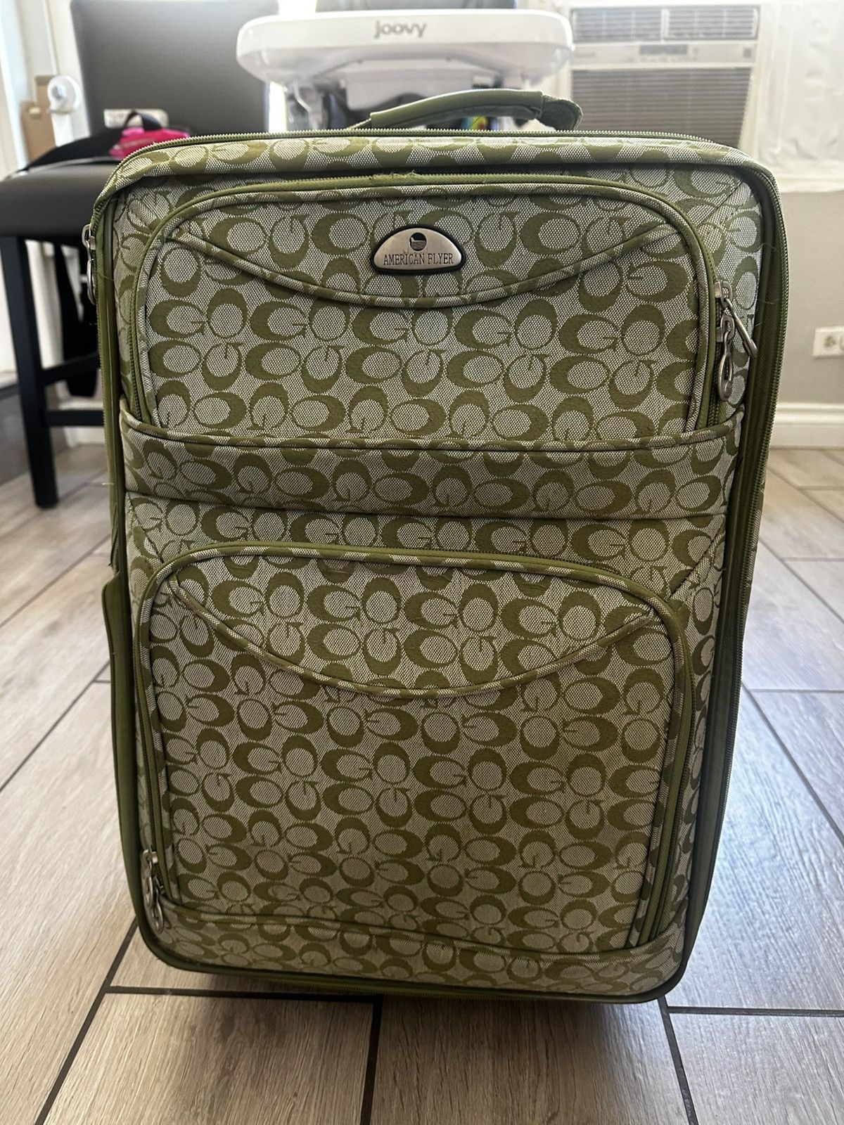 Coach × Vintage Vintage Coach Wheeled Travel Luggage w Mini Duffle Bag Size ONE SIZE - 6 Thumbnail
