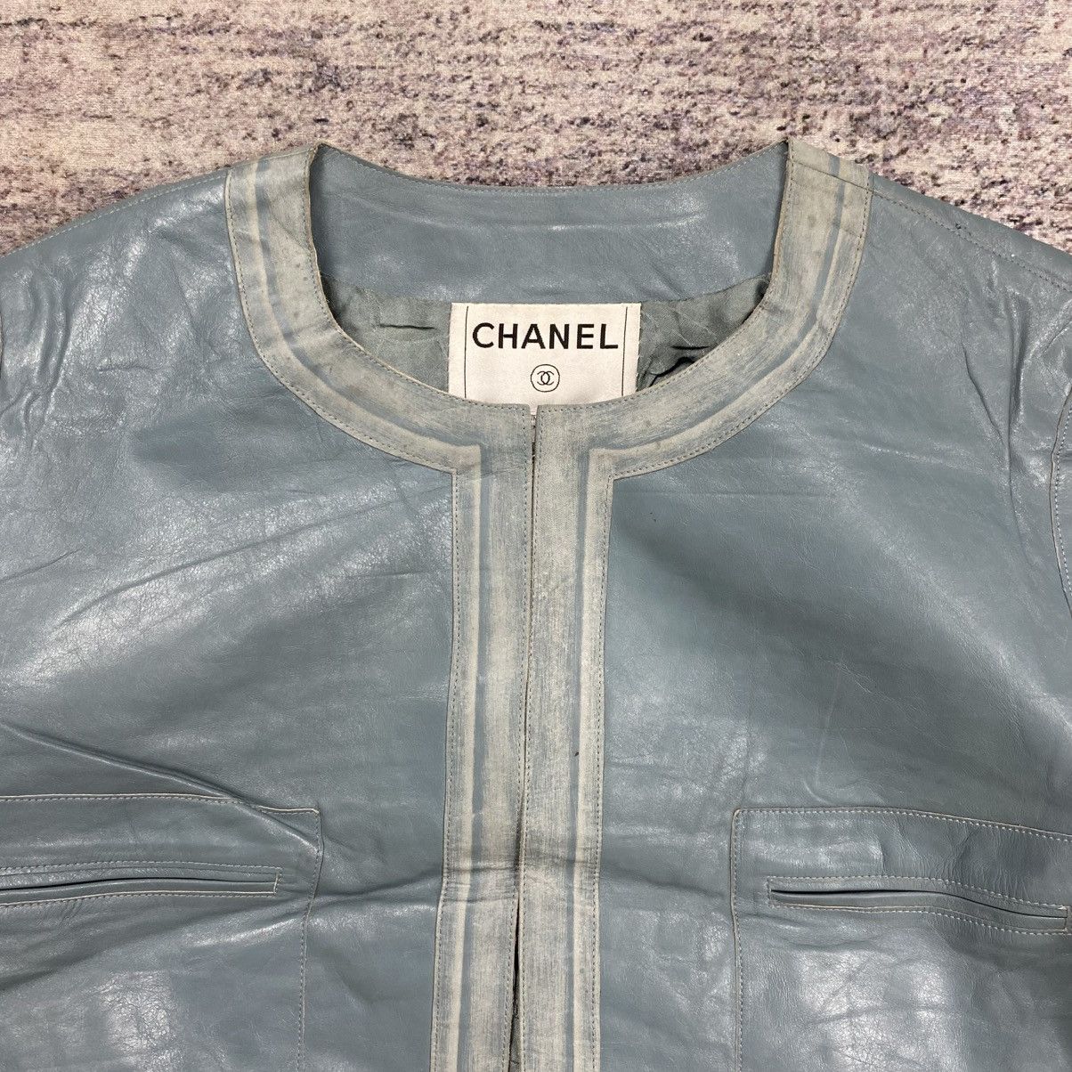 Chanel Chanel leather jacket Size S / US 4 / IT 40 - 4 Thumbnail