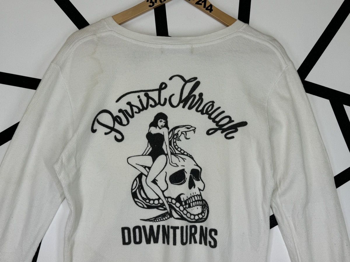 If Six Was Nine PERSIST THROUGH DOWNTURNS SEXY GIRL AND SKULL LONG SLEEVES Size US S / EU 44-46 / 1 - 3 Thumbnail