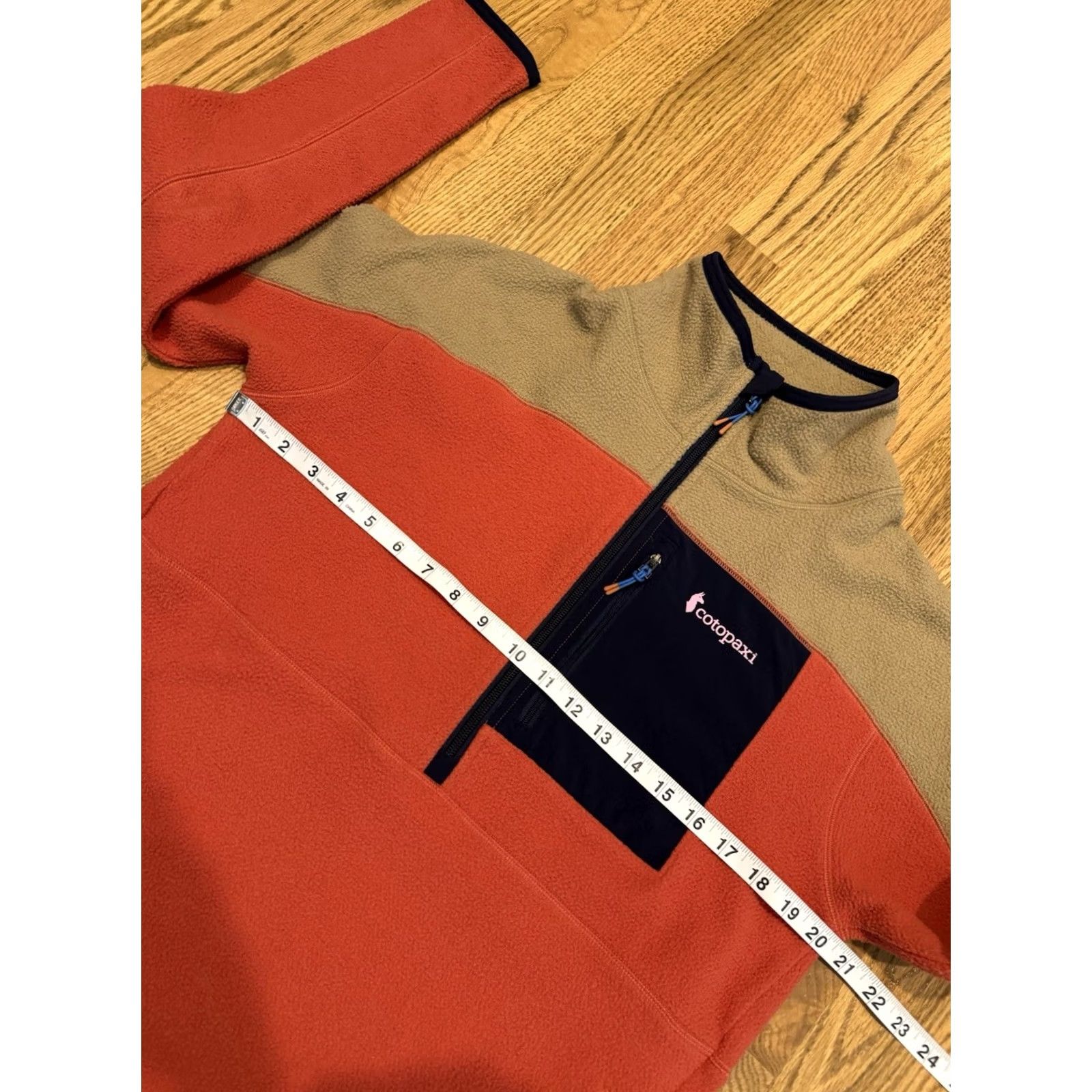 Cotopaxi Cotopaxi Abrazo Half Zip Fleece Jacket Women’s M Multicolor Peach Rust Pullover Pocket 1/2 Zip All Seasons Lightweight Size M / US 6-8 / IT 42-44 - 5 Thumbnail