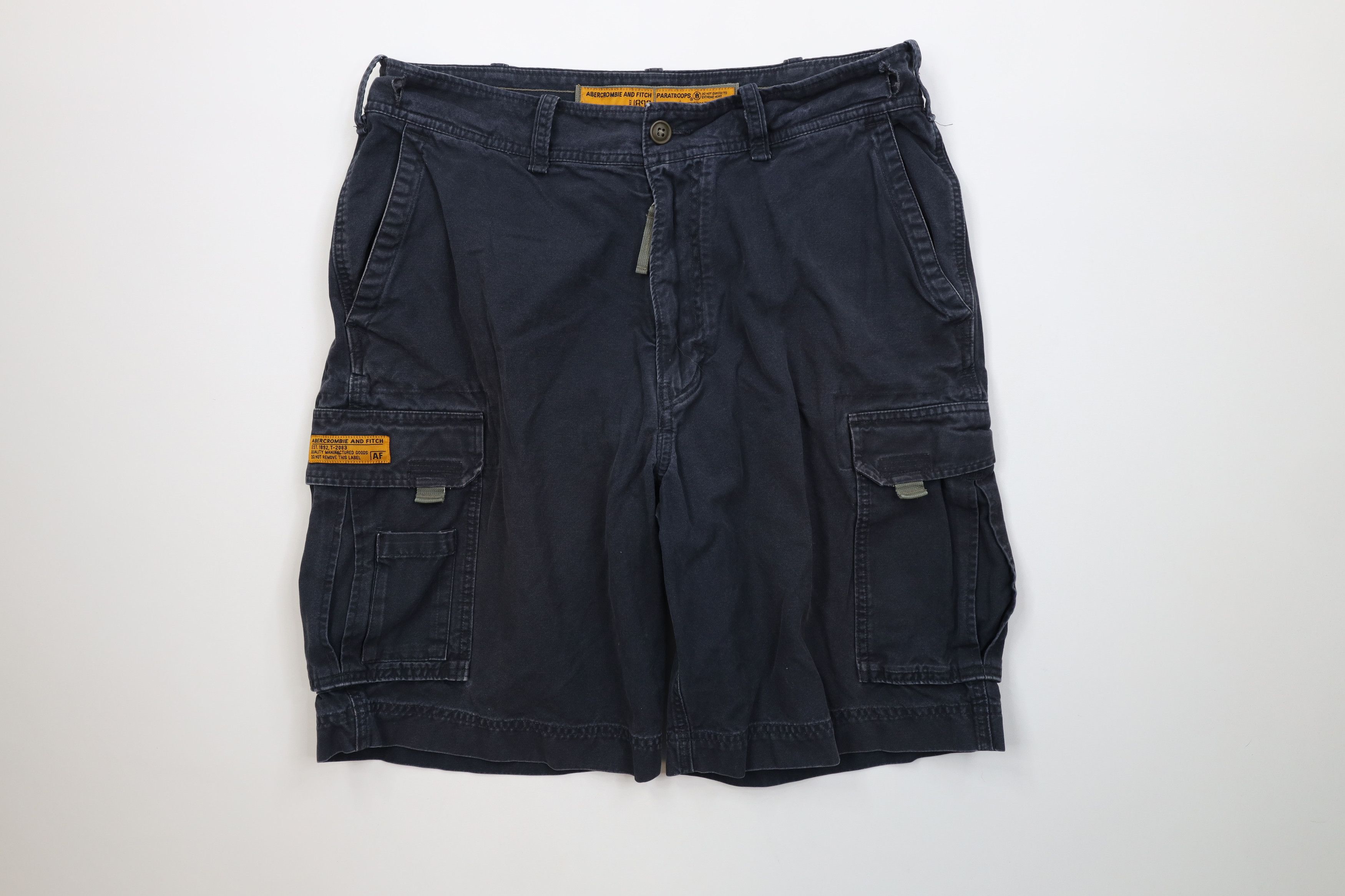 Abercrombie & Fitch Vintage 90s Y2K Abercrombie & Fitch Surplus Cargo Shorts Size US 34 / EU 50 - 1 Thumbnail