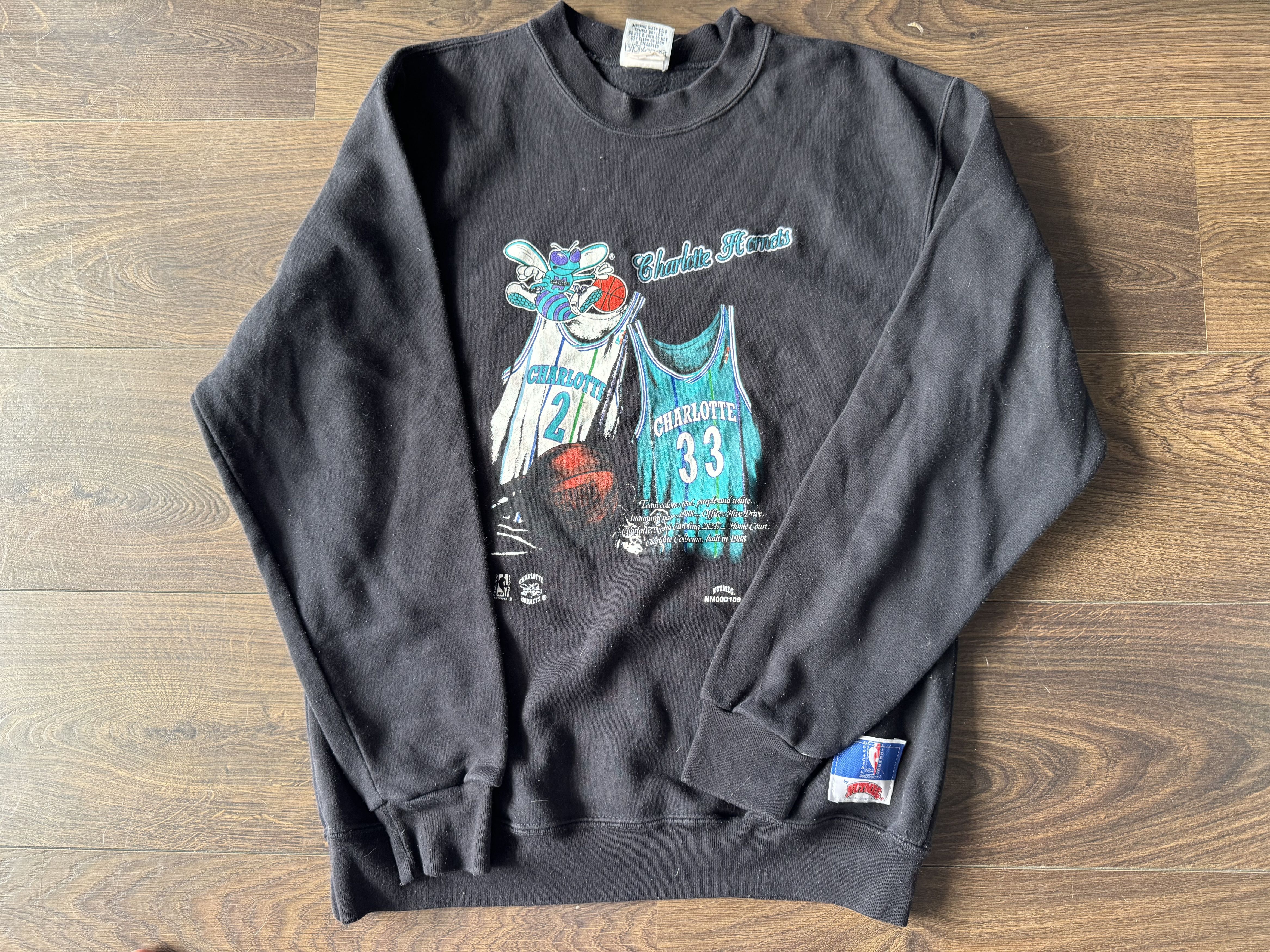 Nutmeg Vintage Charlote Hornets Size US XL / EU 56 / 4 - 1 Thumbnail
