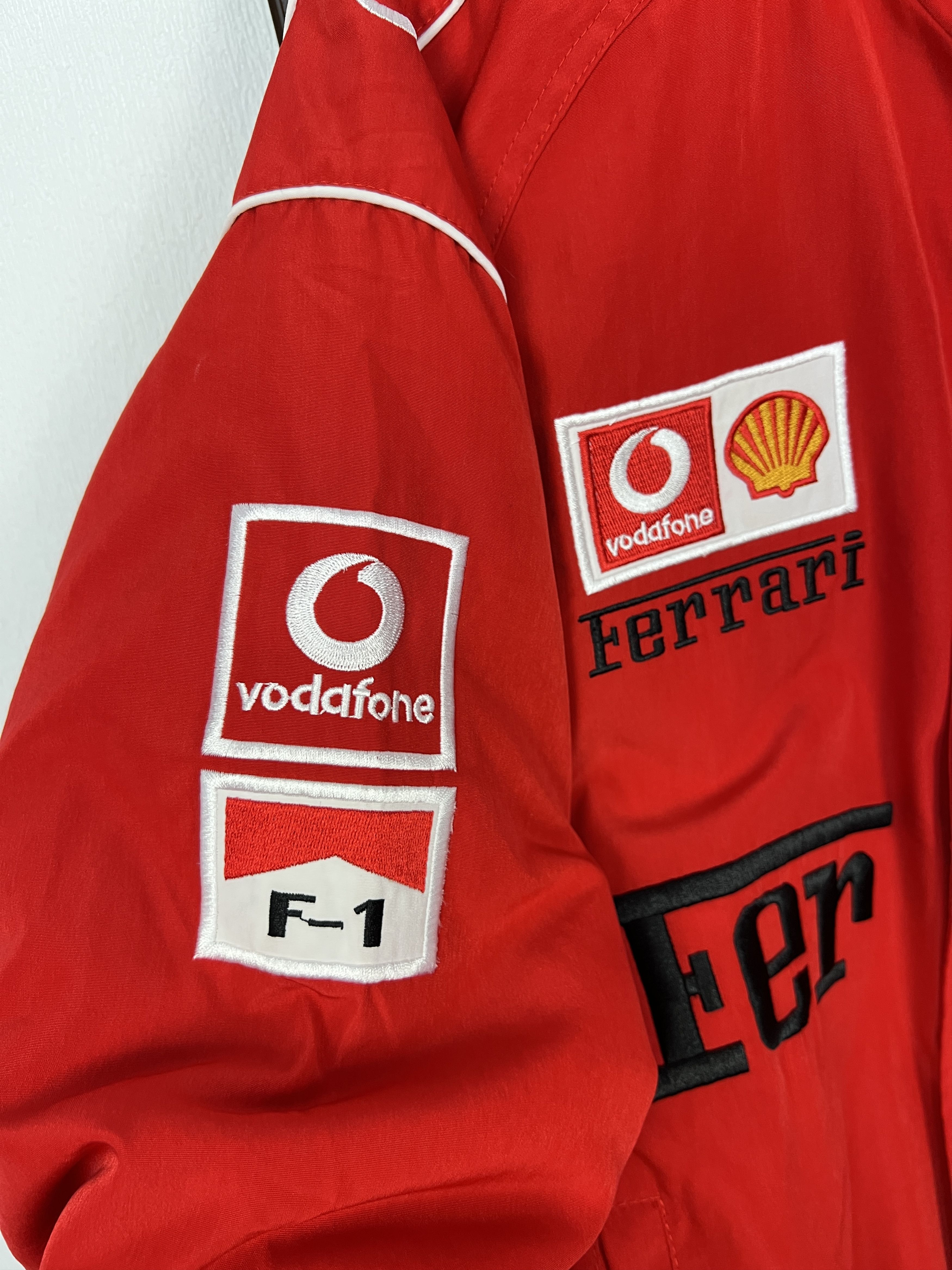 Vintage Vintage Racing Ferrari F-1 Rormula 1 Jacket Red Marlboro Size US L / EU 52-54 / 3 - 6 Thumbnail
