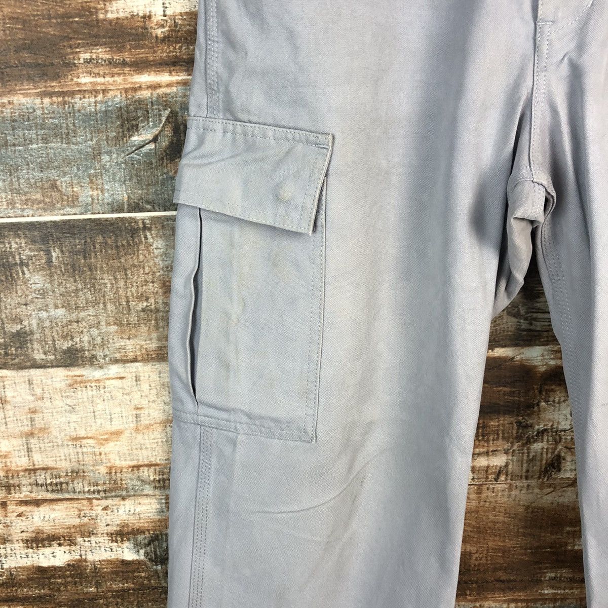 Carhartt DL Carhatt Grey Cargo Multipocket Pants #C109 Size US 32 / EU 48 - 10 Thumbnail