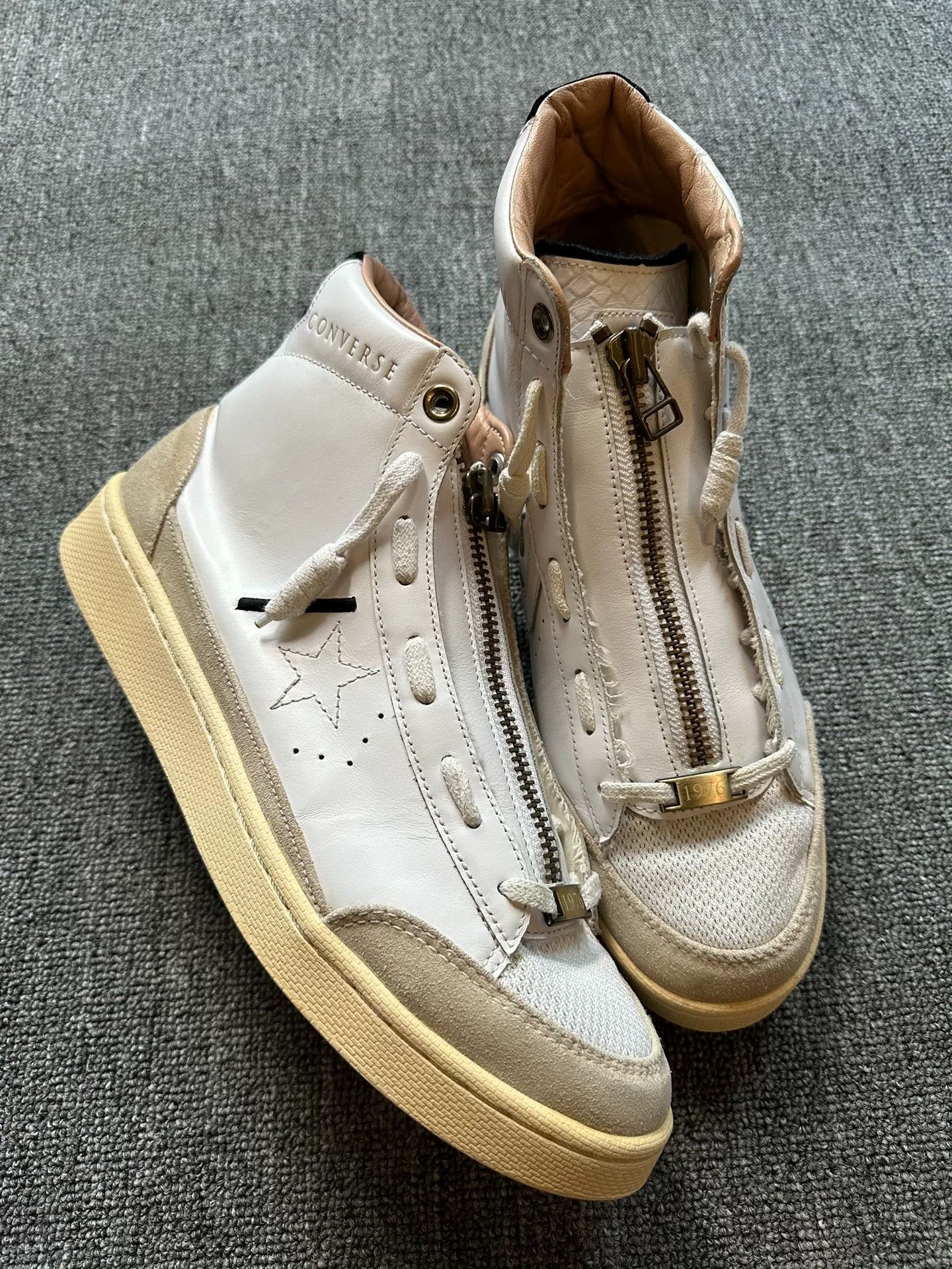 Converse converse high-top zip sneakers collaboration Size US 11 / EU 44 - 1 Thumbnail