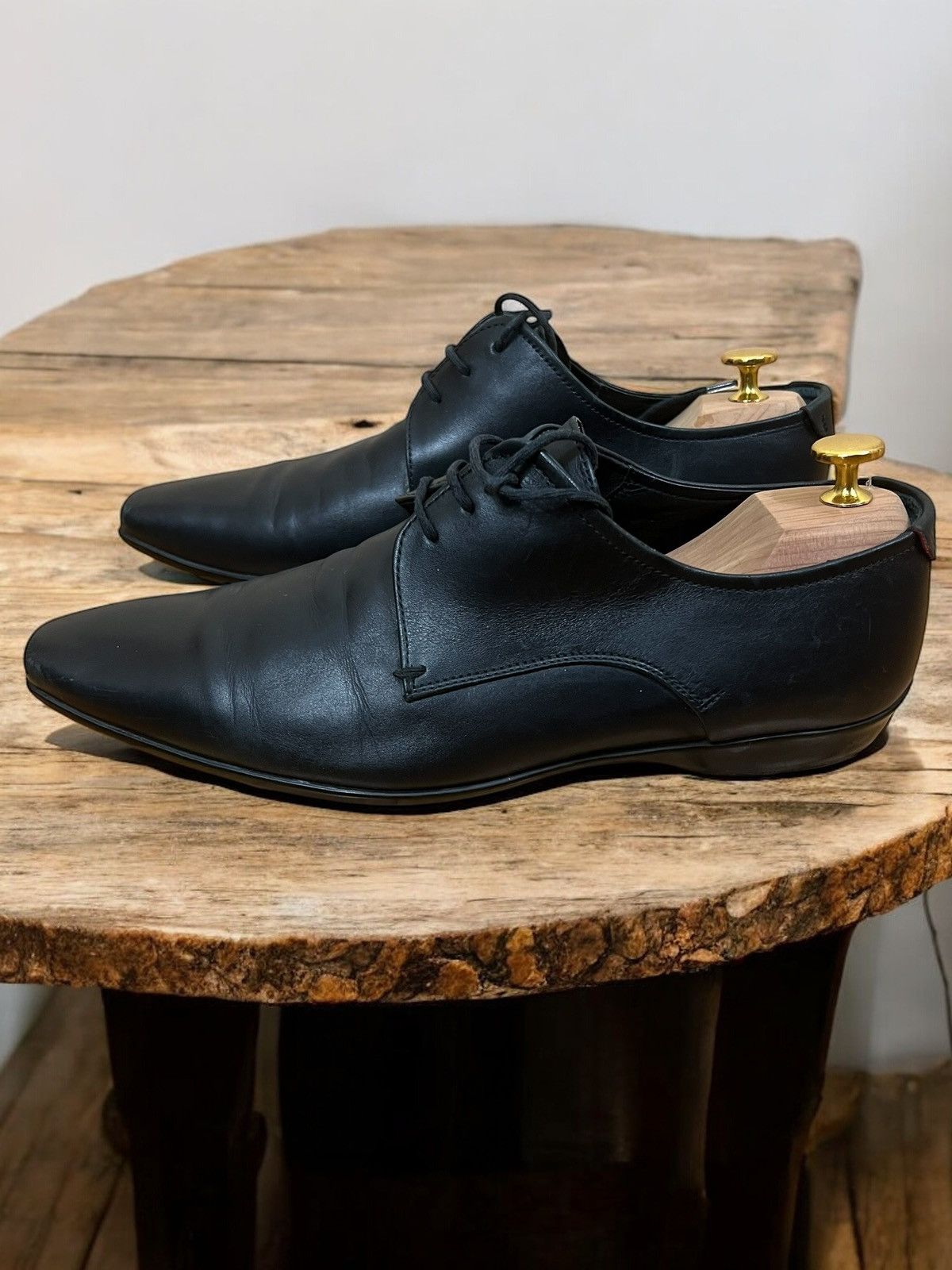 Hugo Boss Hugo Boss black leather formal shoes size 43 Size US 9.5 / EU 42-43 - 5 Thumbnail