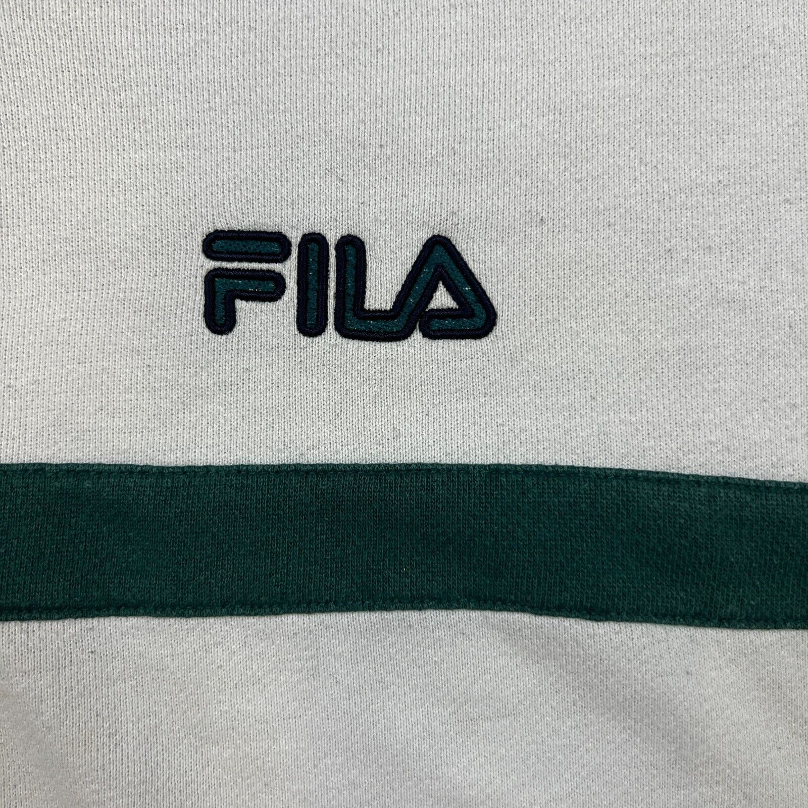 Fila × Vintage Vintage Fila Sweatshirt Medium Athletic Spell Out 90s V Neck Size US M / EU 48-50 / 2 - 3 Thumbnail