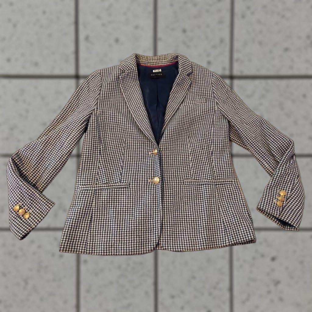 Talbots Womens Talbots Blazer Jacket 6P Petite Gray Cotton Womens, Blazer, 6P, Gray, Talbots, Petite, Basic Jacket, 6P Womens, Cotton, Gray, Jacket Size M / US 6-8 / IT 42-44 - 1 Thumbnail