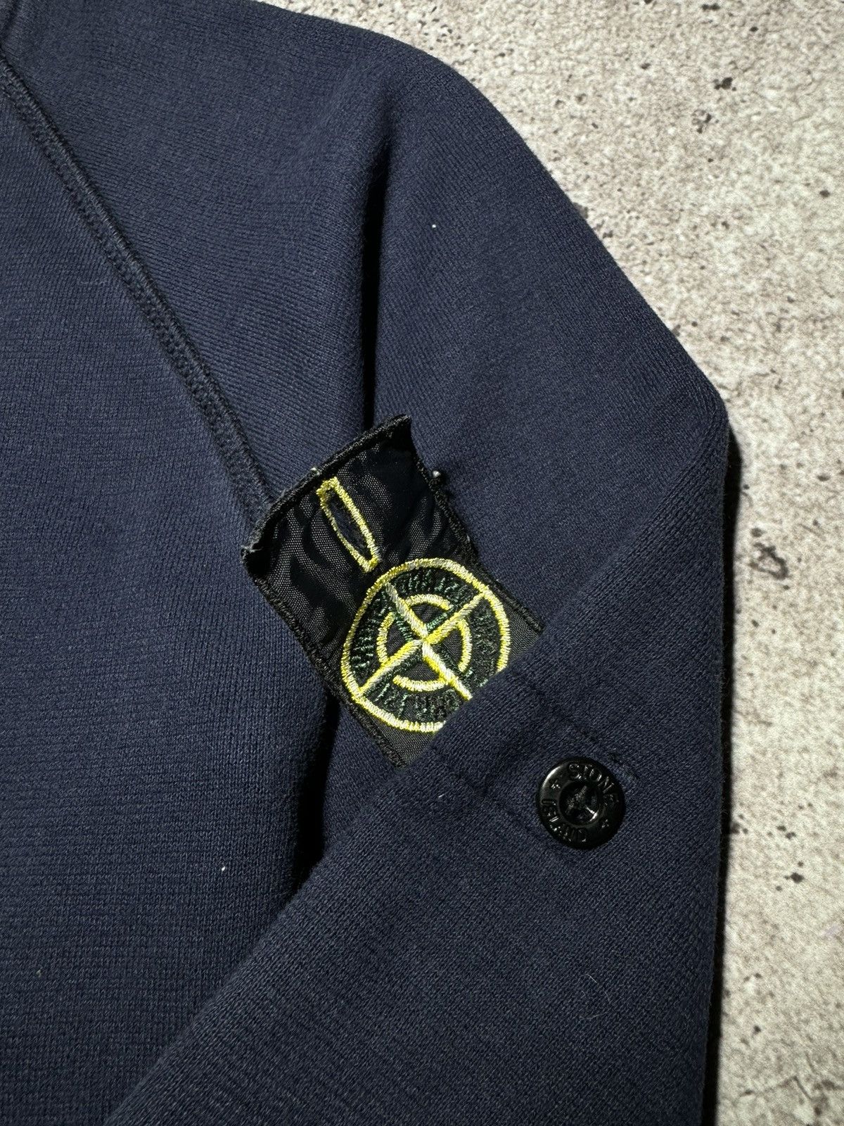 Massimo Osti × Stone Island Stone Island Junior Size S (14 Years) Vintage Blue Hoodie Size US S / EU 44-46 / 1 - 11 Thumbnail