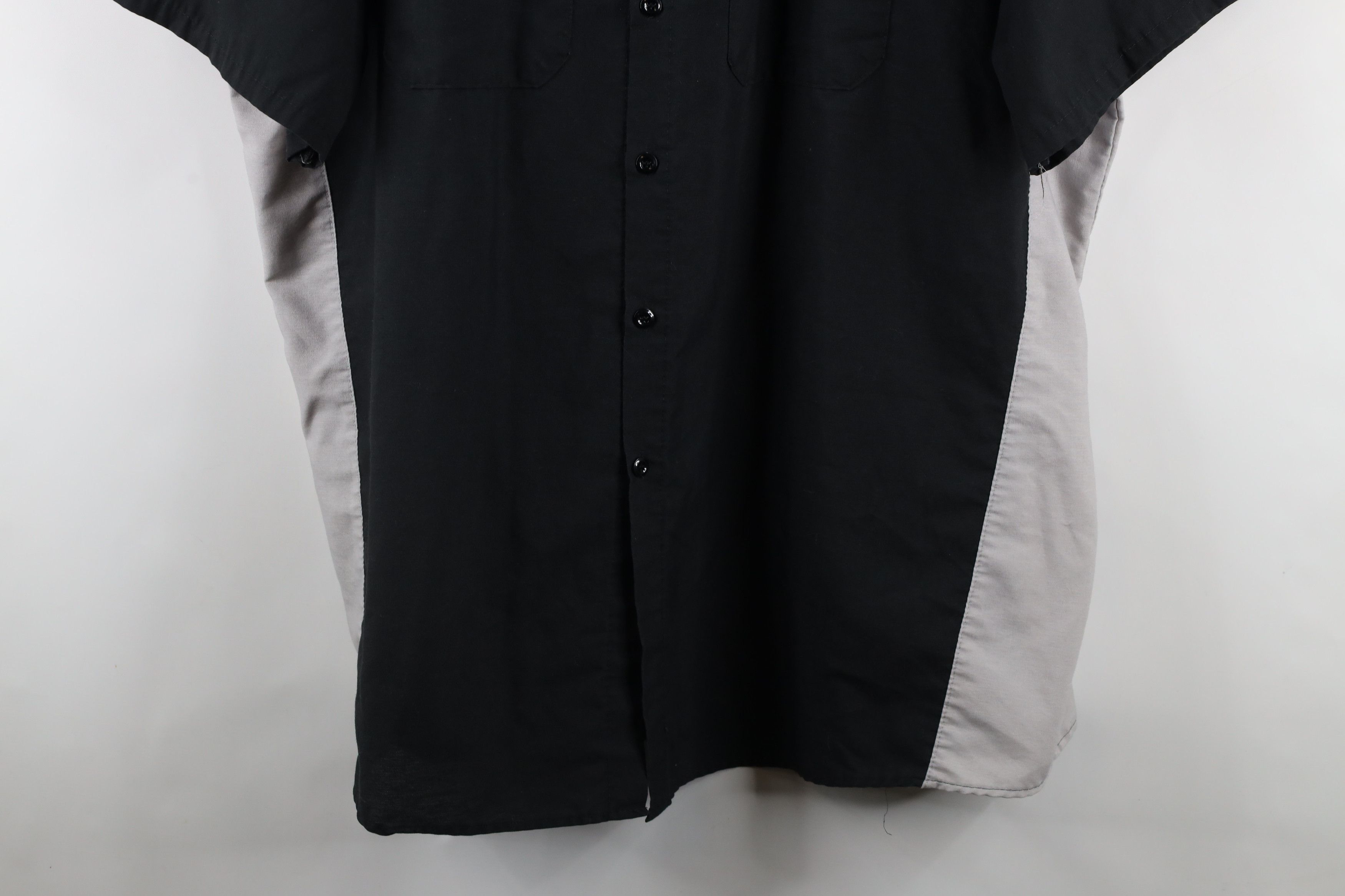Vintage Vintage 90s Rockabilly Panel Mechanic Workwear Button Shirt Size US XXL / EU 58 / 5 - 3 Thumbnail